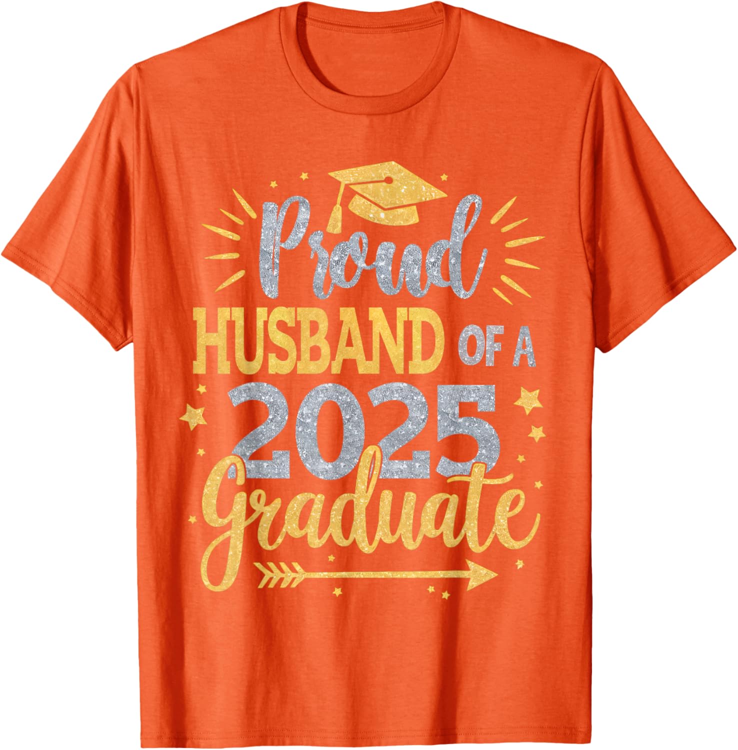 Proud Husband of a Class of 2025 Graduate T-Shirt for Seniors - 22