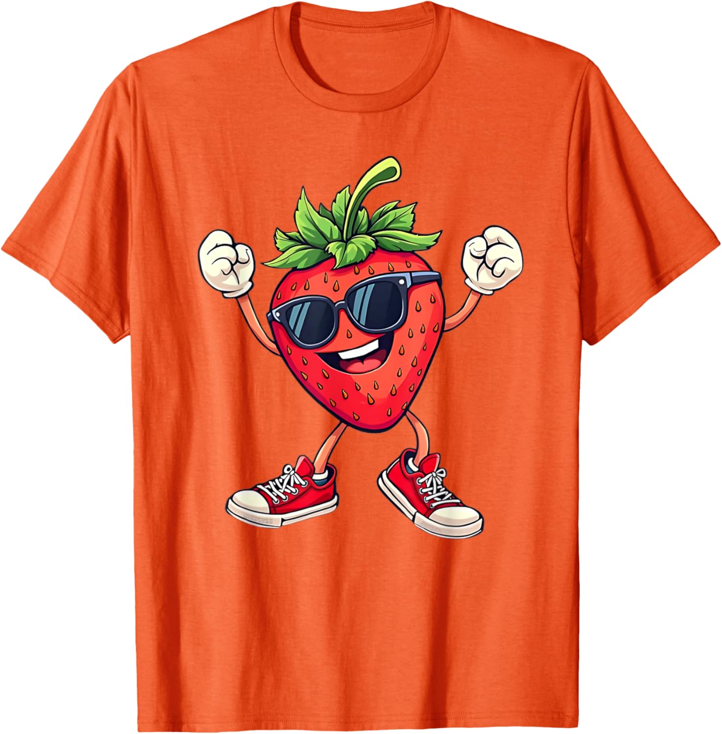 Fun Partying Strawberry Costume T-Shirt for Kids Boys and Girls - 4