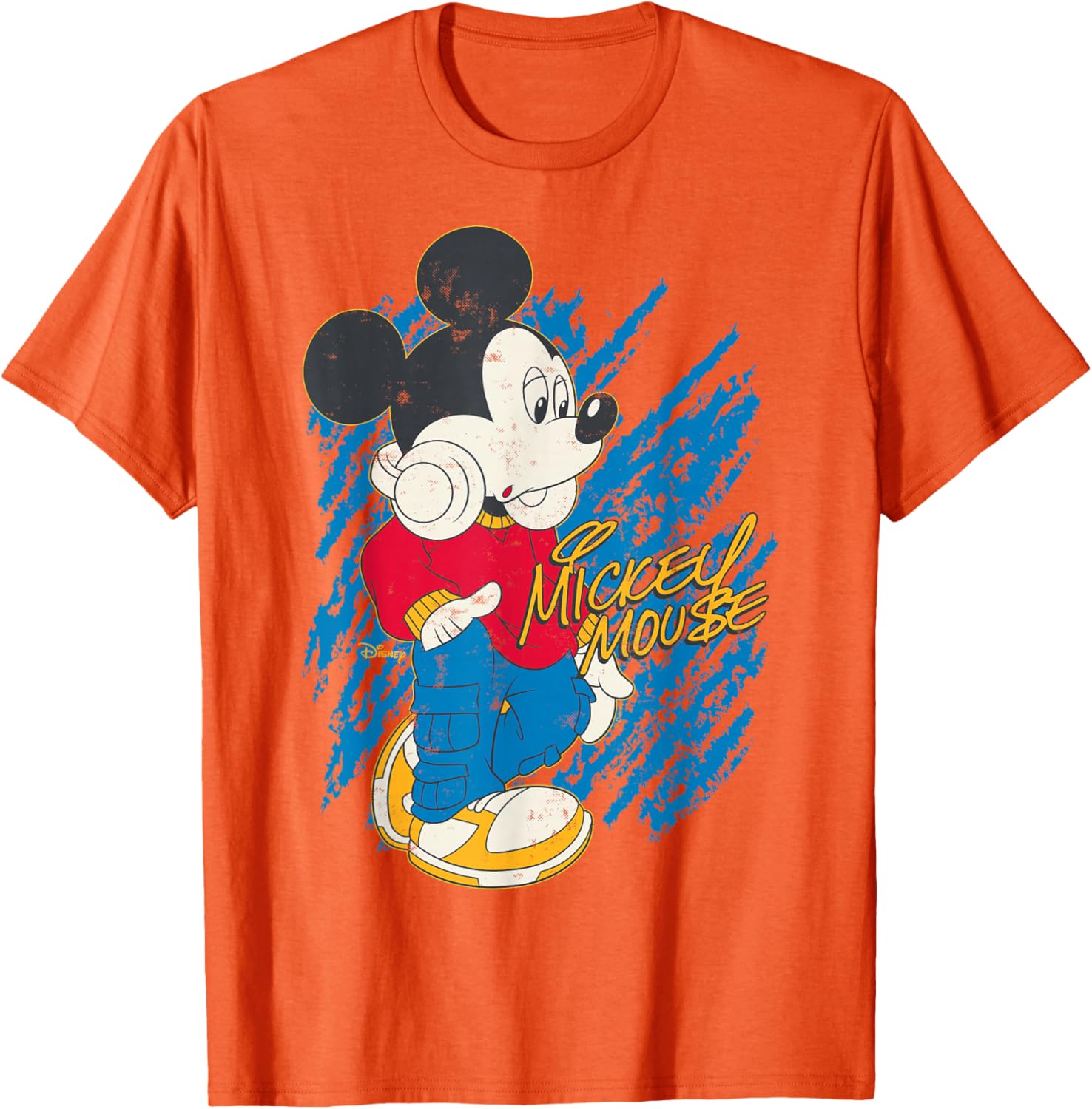 Mickey Mouse Laid Back T-Shirt with Headphones for Casual Style - 10