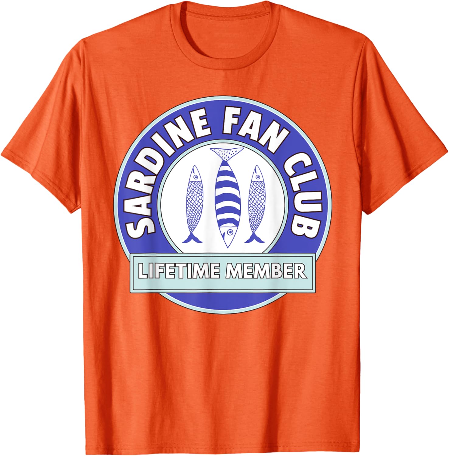 Cute Sardine Graphic T-Shirt for Foodies and Fish Lovers - 6