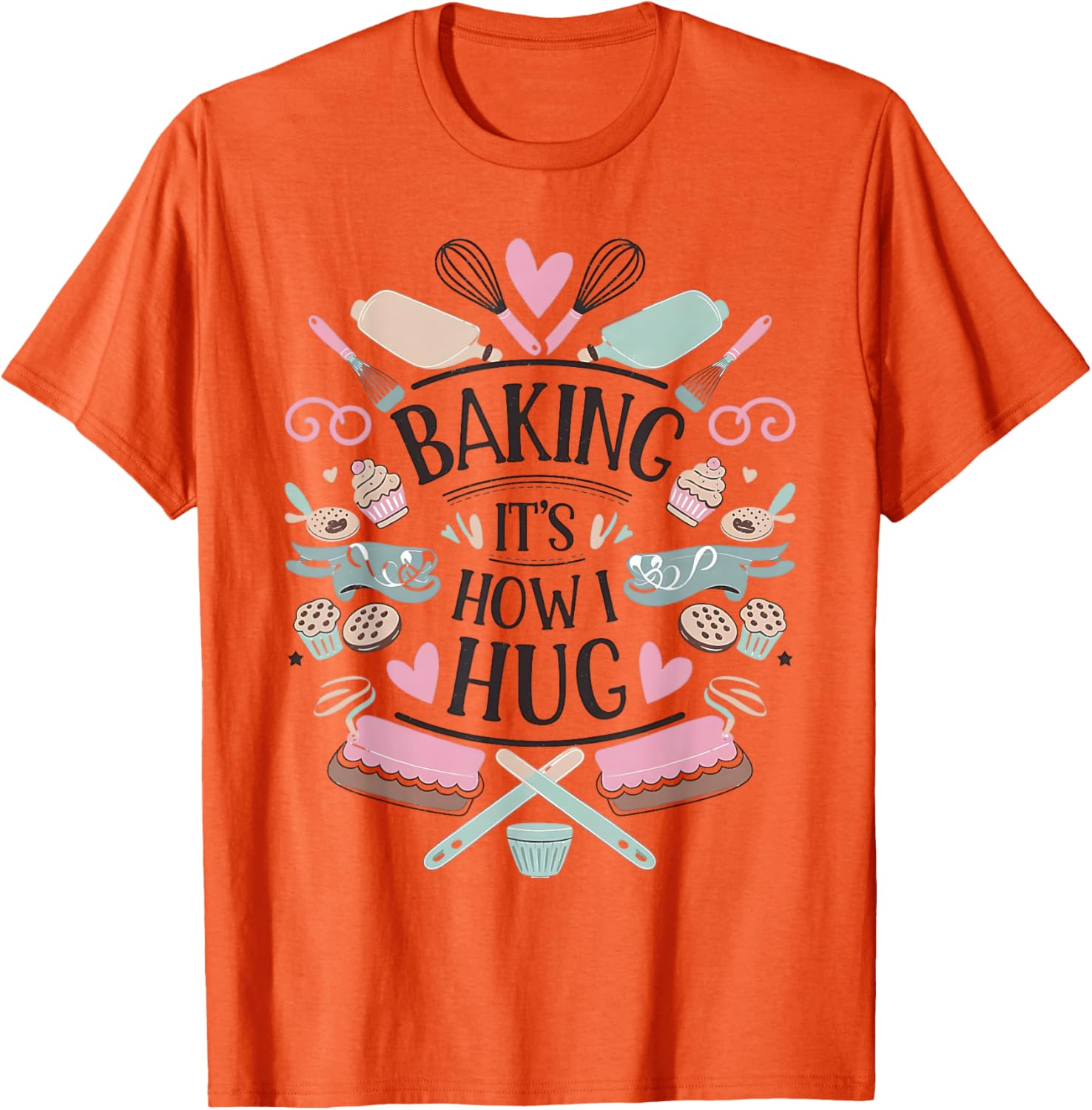 Cozy Kitchen Creations Funny Baker T-Shirt Grey Unisex Short Sleeve Size Small - 7