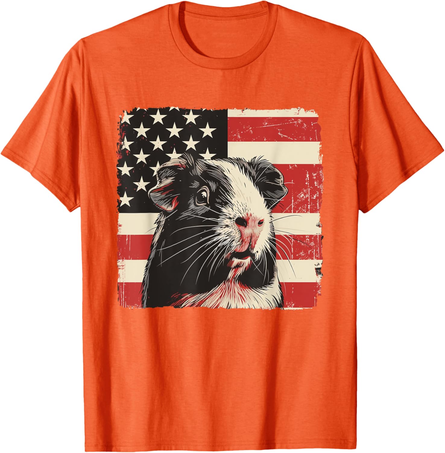 Patriotic Guinea Pig 4th of July T-Shirt for Boys and Kids - 20