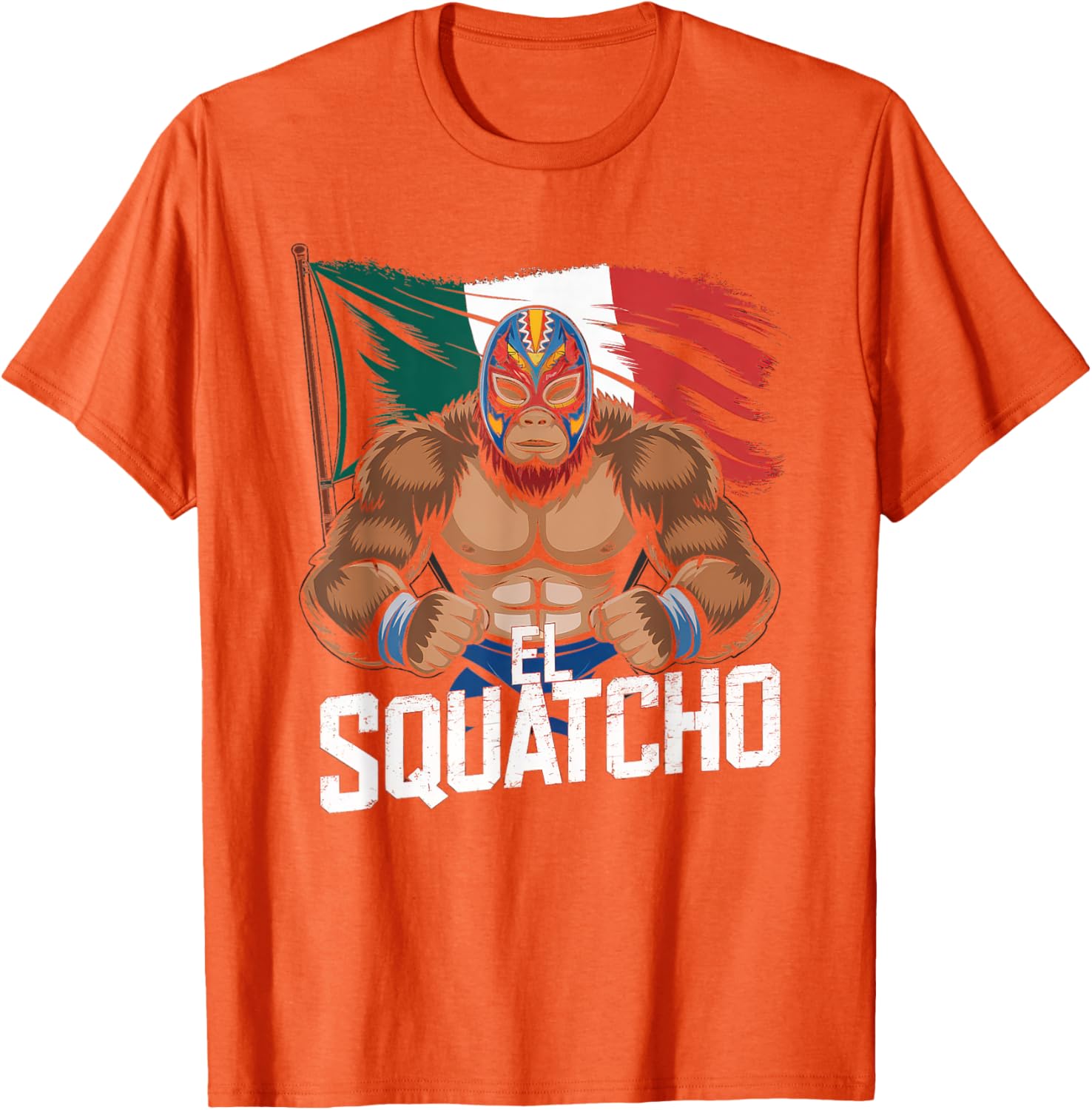 El Squatcho Bigfoot T-Shirt for Men and Women - Fun Sasquatch Design - 15