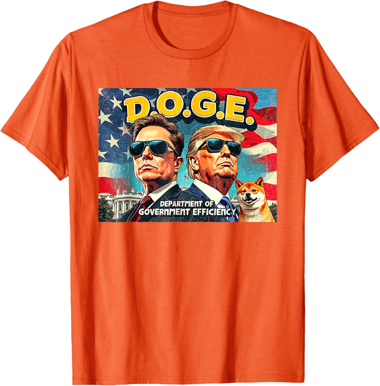 DOGE Department of Government Efficiency Trump 47th Anniversary T-Shirt - 4