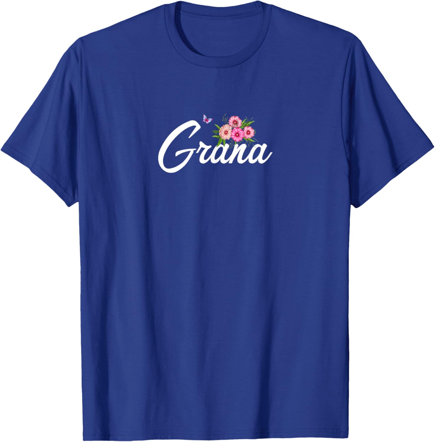 Grana T-Shirt with Flowers and Butterfly for Grandma and Mom Gift - 4