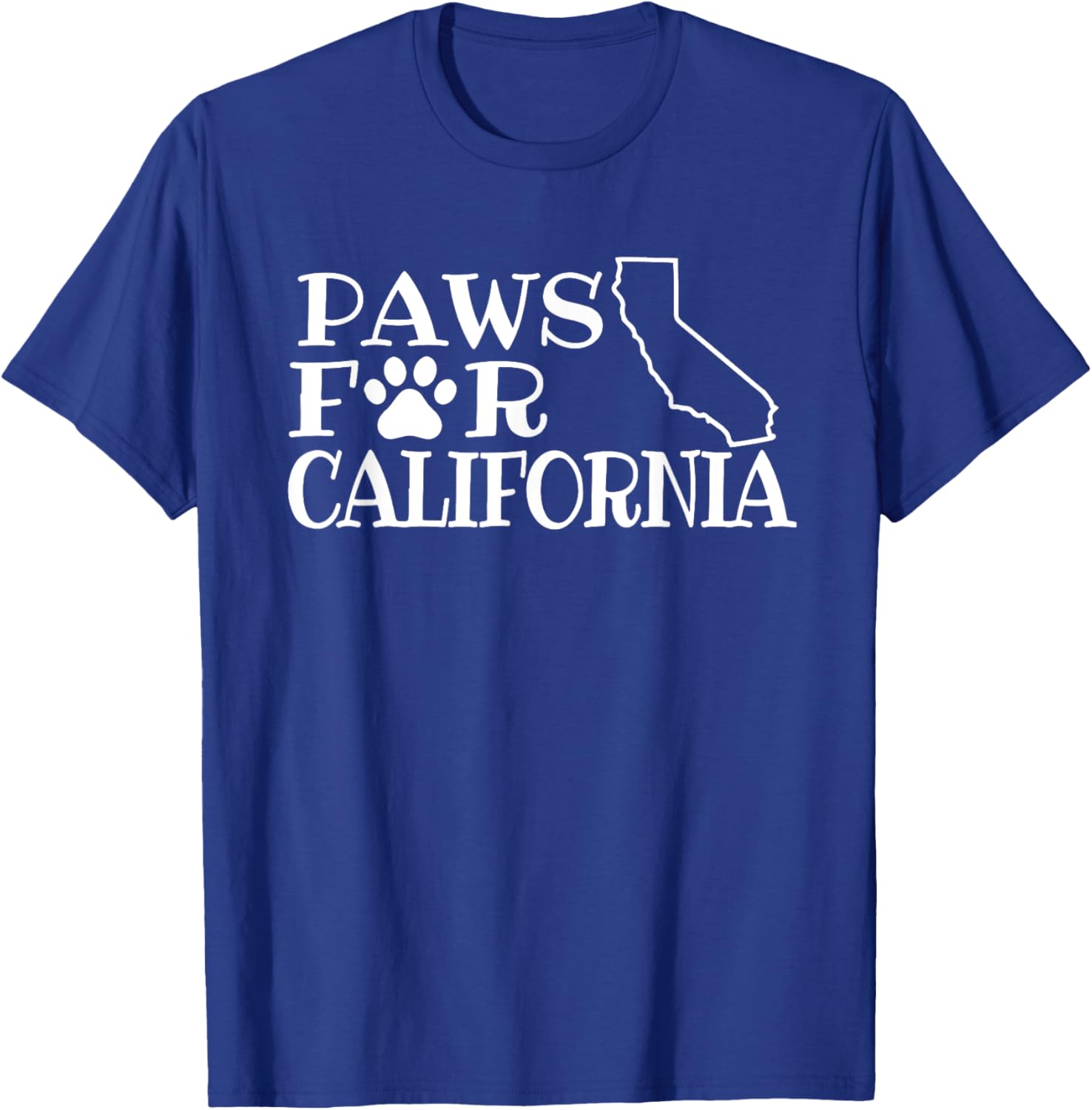 Funny Paws for California Unisex Short Sleeve T-Shirt for Dog Lovers - 11