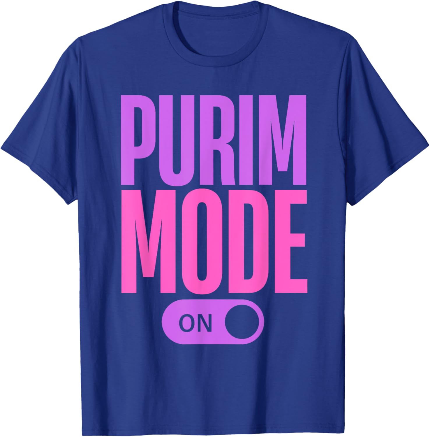 Funny Purim T-Shirt - Purim Mode On Costume for Happy Jewish Celebration - 12