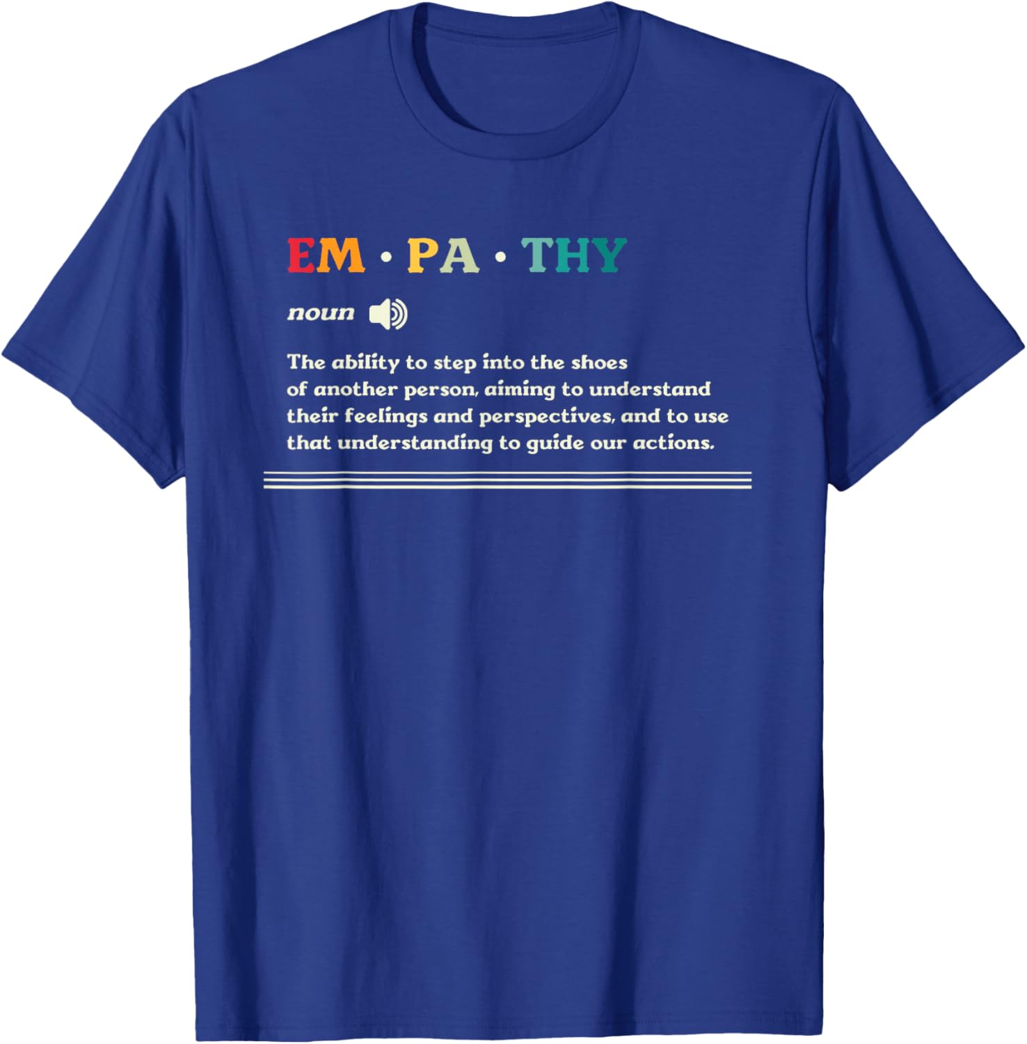 Empathy Noun Ability to Understand Feelings T-Shirt for Compassionate Souls - 9