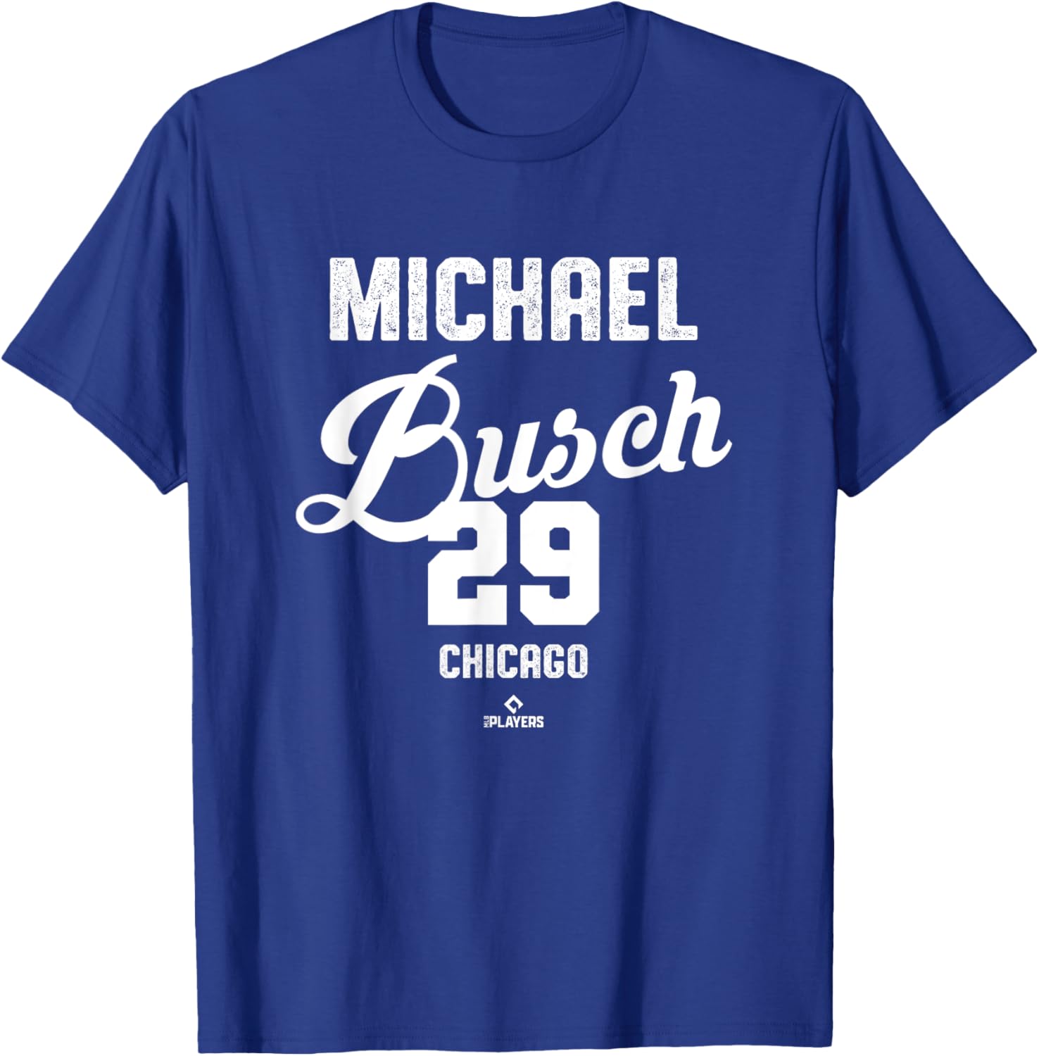 Michael Busch Chicago Baseball Vintage MLBPA T-Shirt for Fans - 1