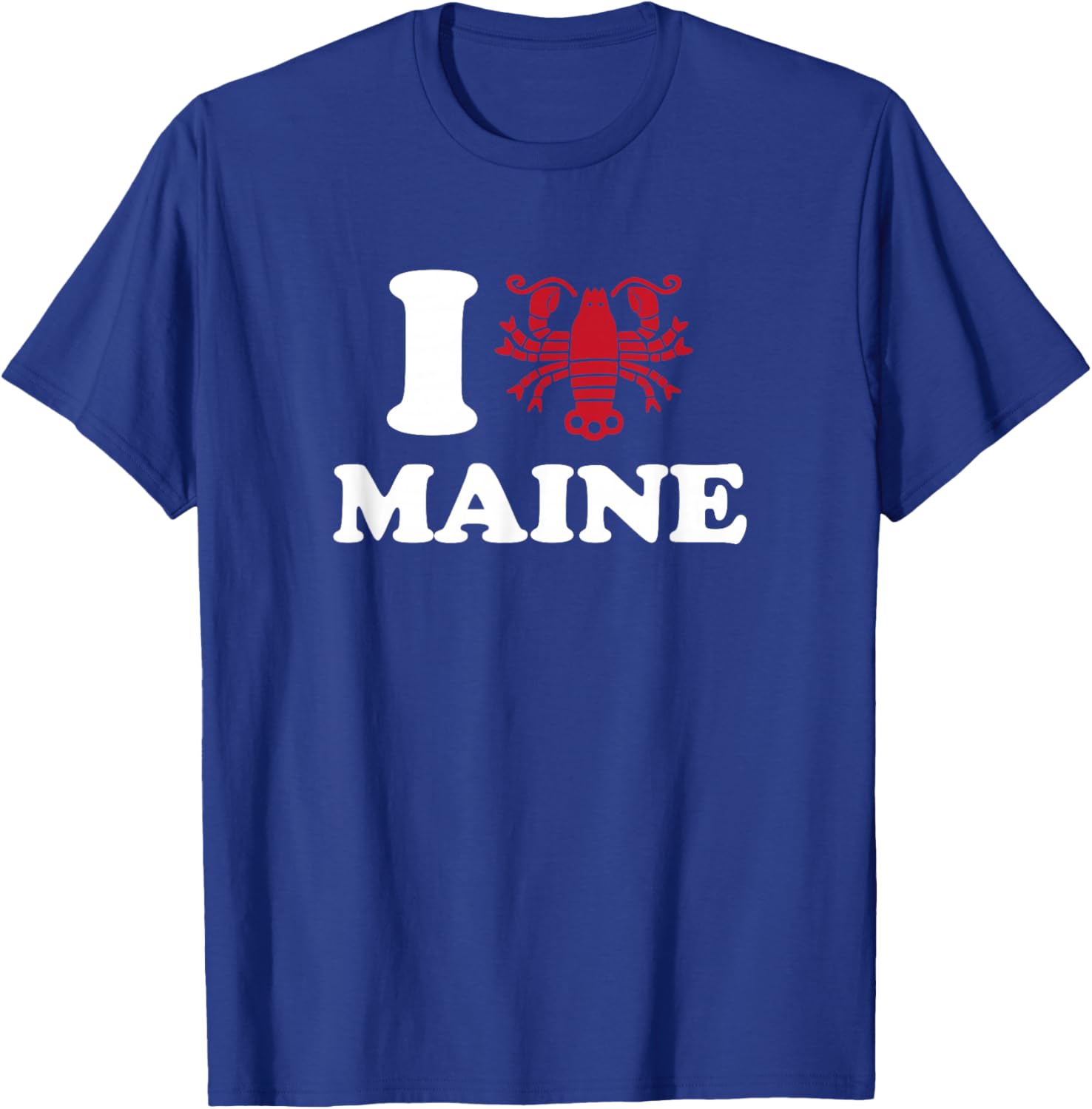 I Love Maine Lobster Heart T-Shirt for Lobster Lovers and Maine Fans - 6