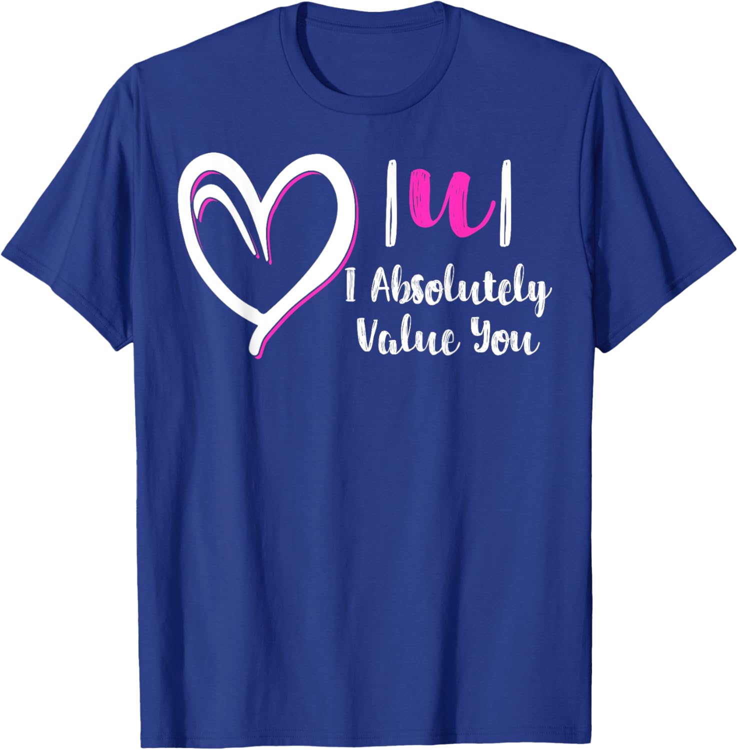 Funny Math Teacher Valentine's Day T-Shirt - I Absolutely Value You Gift - 18