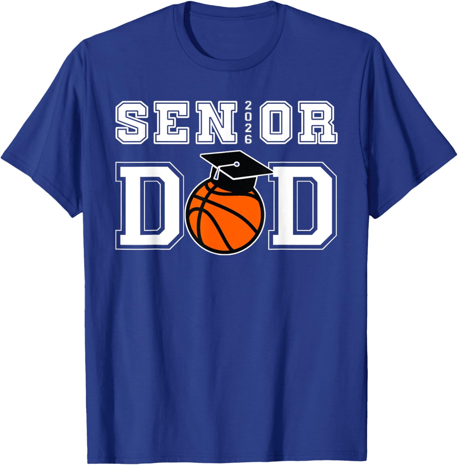 Senior 2026 Dad Basketball Graduation T-Shirt for Proud Dads - 2