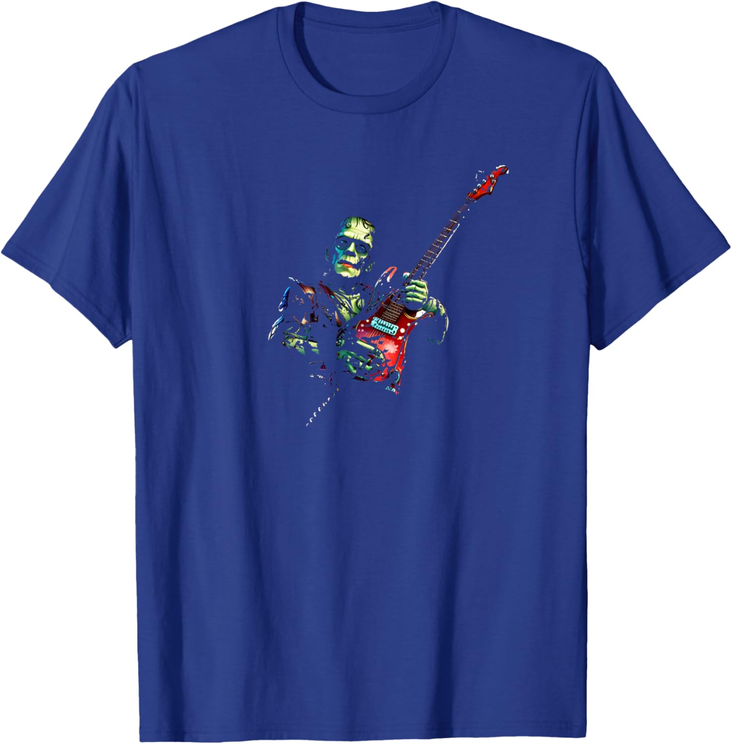 Frankenstein Guitar Player Monster Riffs T-Shirt for Music Lovers - 5