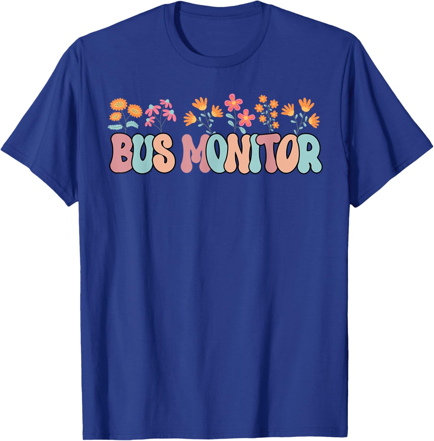 Stylish School Bus Monitor T-Shirt for Women - Fun Bus Aid Apparel - 1