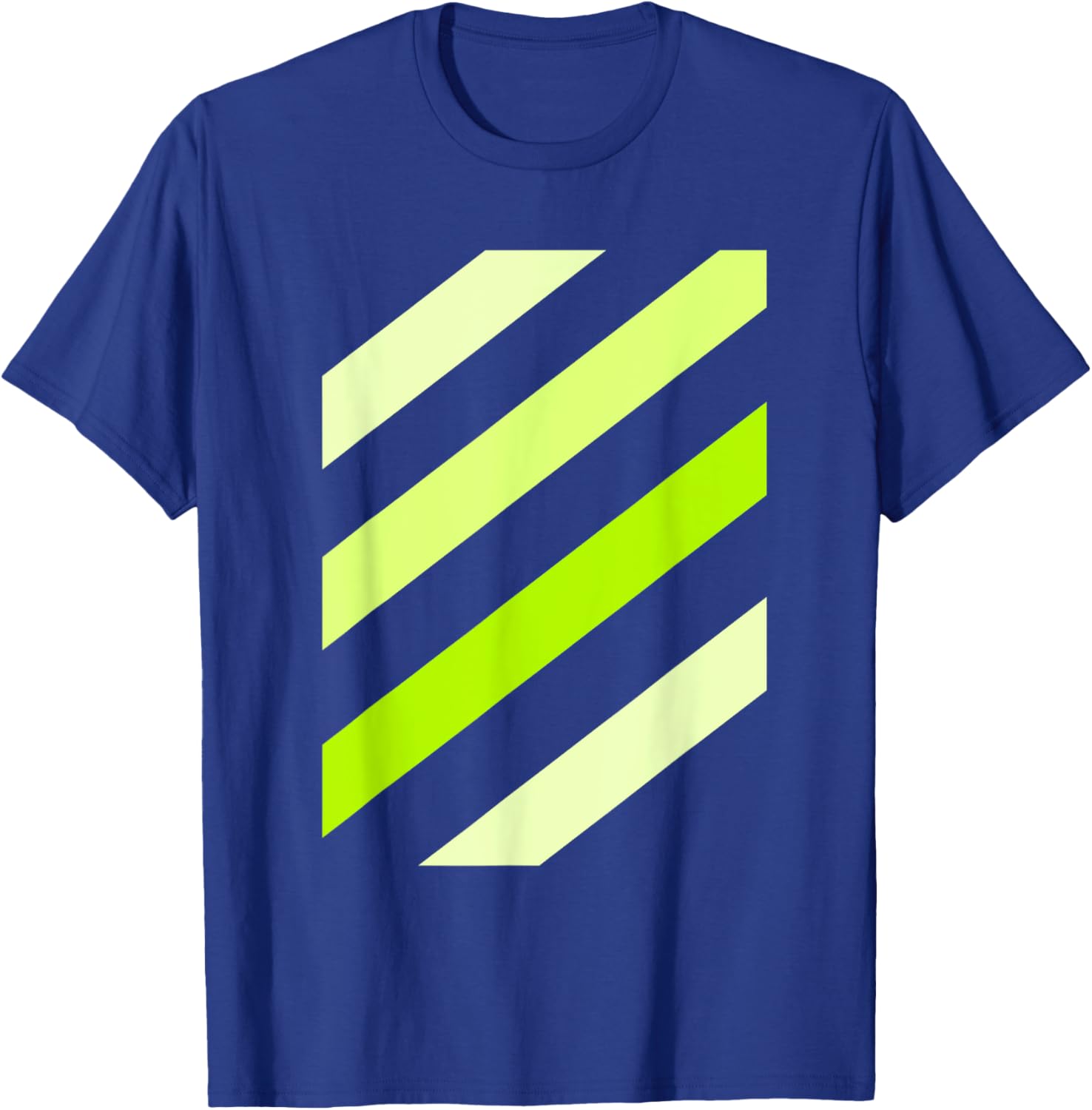 Stylish Green Stripe Graphic T-Shirt for Trendy Casual Wear - 6