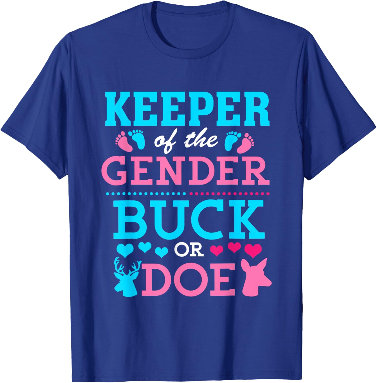 Funny Buck or Doe Gender Reveal T-Shirt for Baby Shower Celebrations - 26