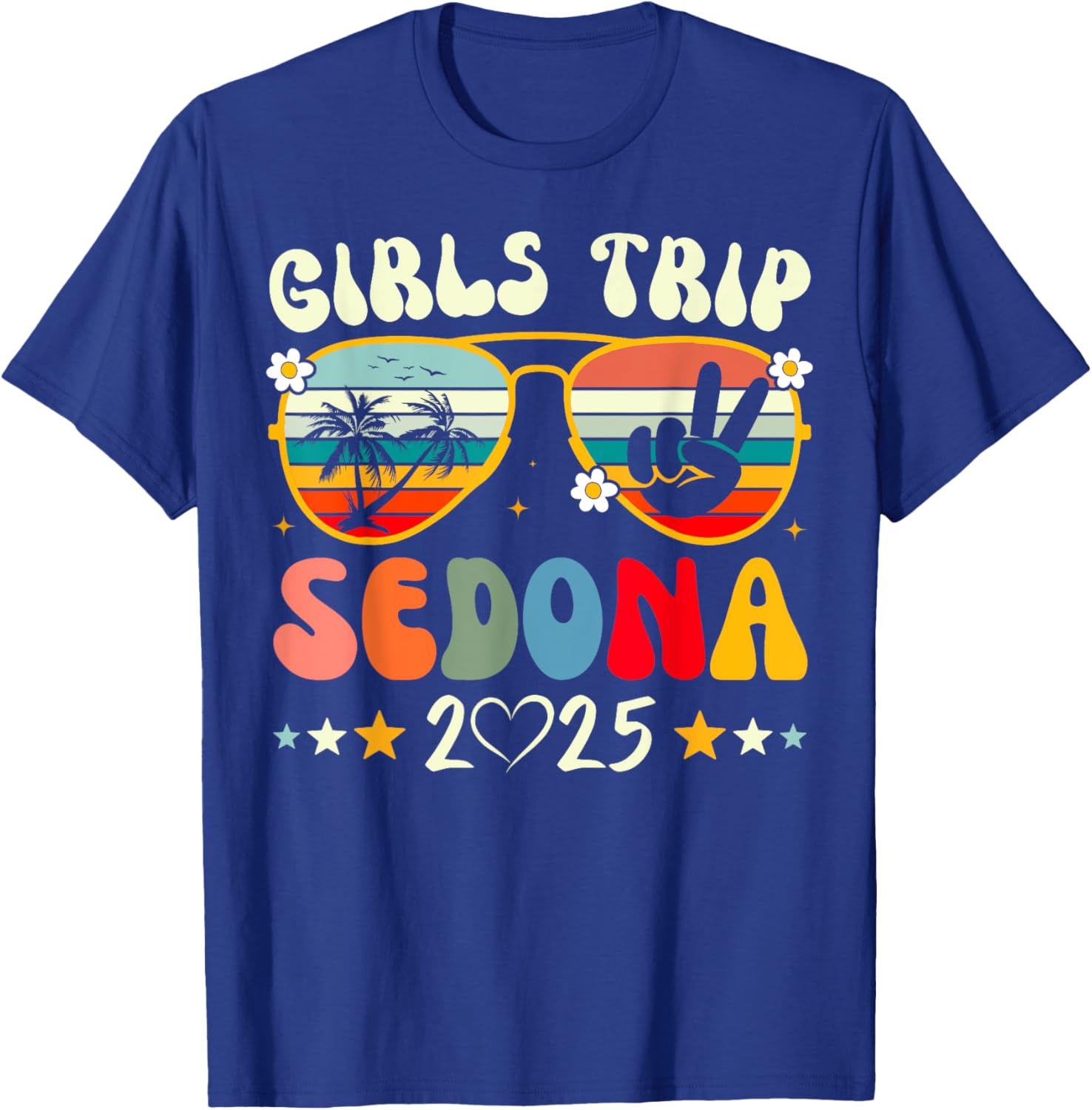 Girls Trip Sedona 2025 Summer Vacation Matching T-Shirt for Fun Times - 1
