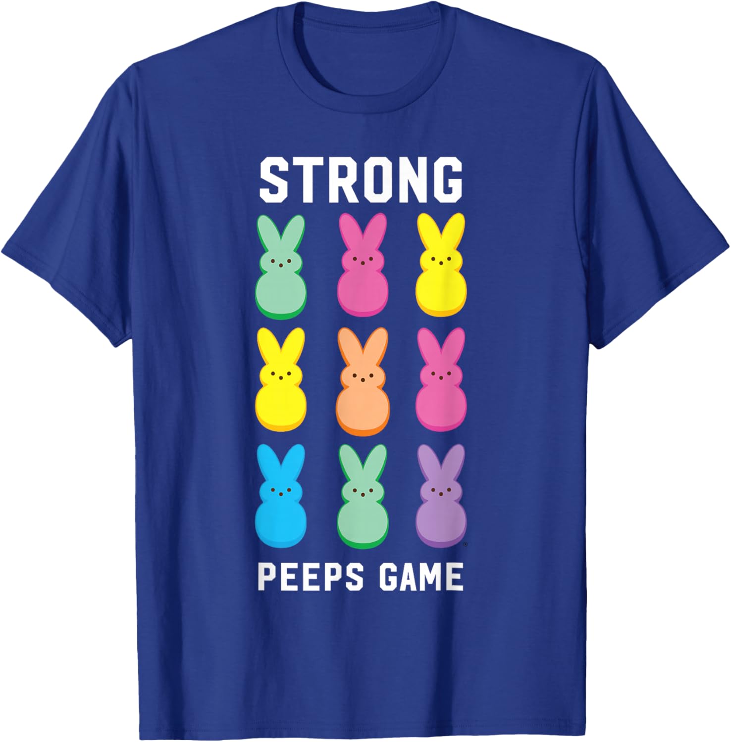 Strong Peeps Game Classic Bunnies T-Shirt for Easter Celebration Fun - 6