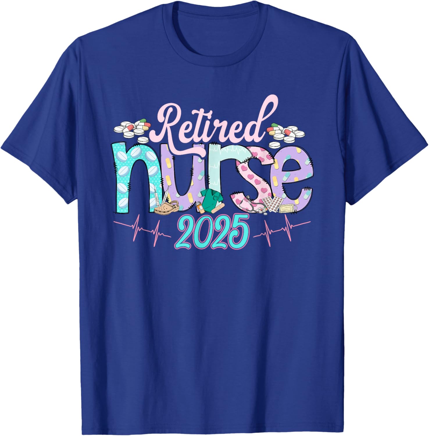 Tie Dye Retired Nurse T-Shirt 2025 Perfect Gift for Nurses - 26
