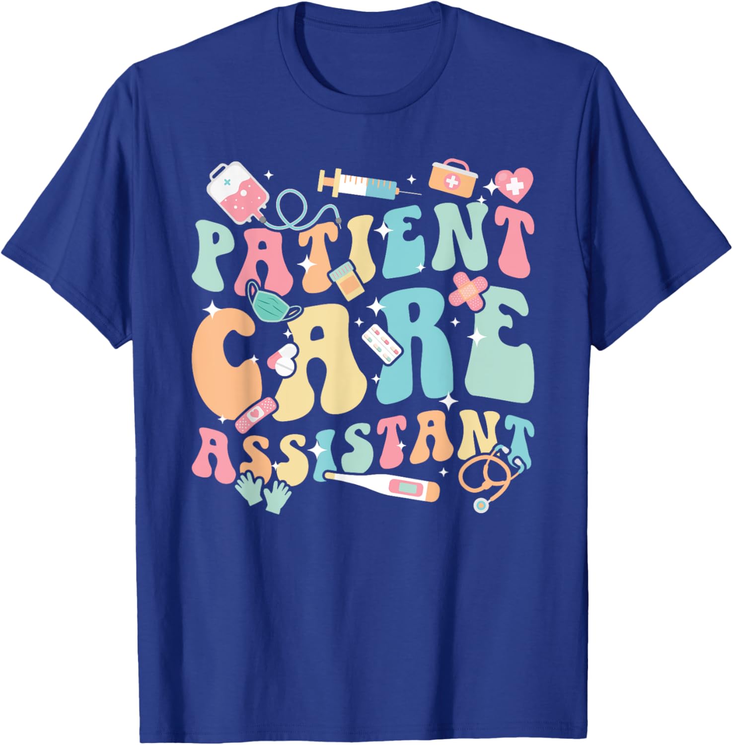 Groovy PCA Appreciation T-Shirt for Patient Care Assistants and Nurses - 12