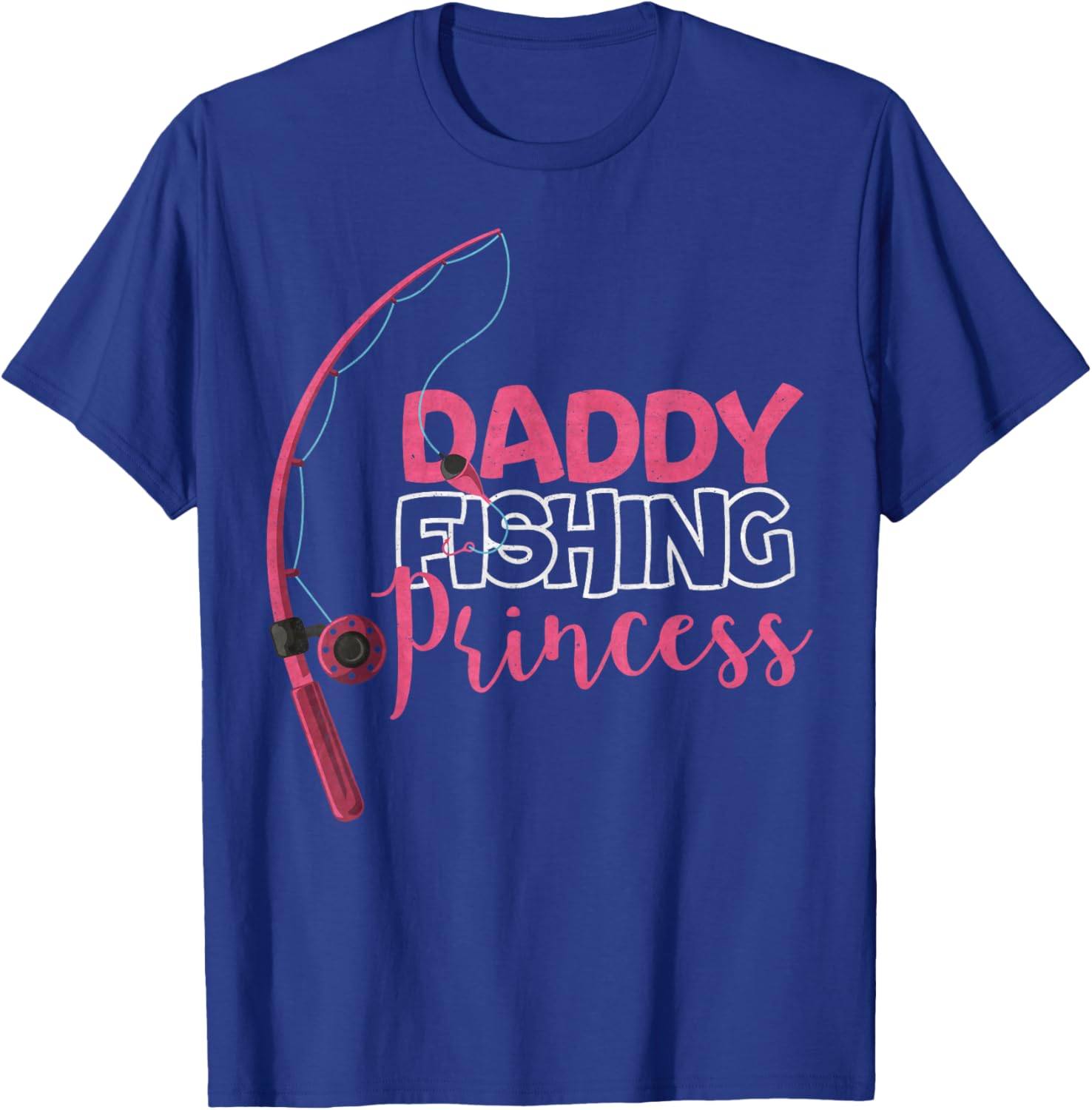 Funny Daddy's Fishing Princess T-Shirt for Girls - Cute Kids Apparel - 5
