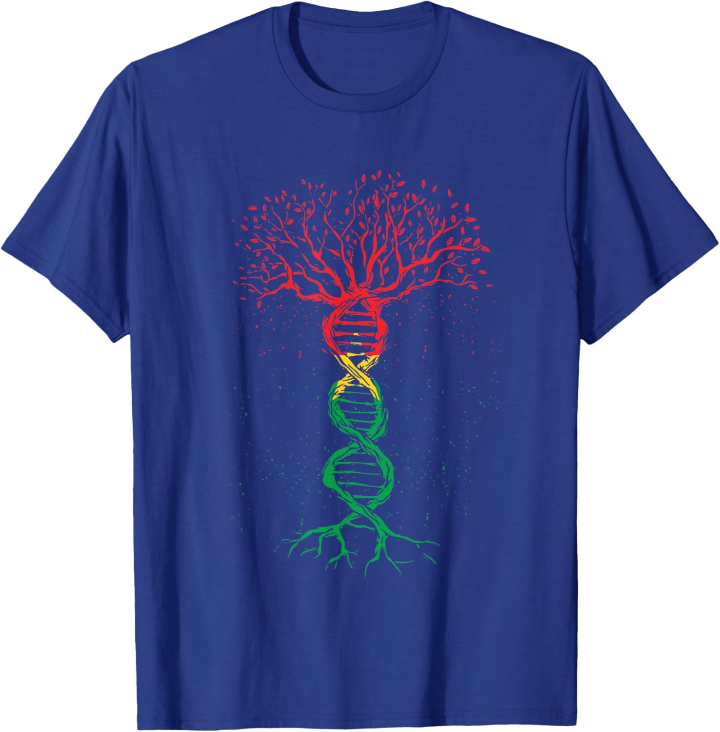 Burkina Faso Pride T-Shirt with DNA Tree Roots and Flag Design - 27