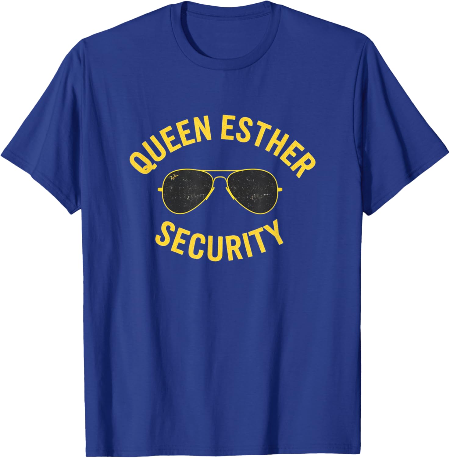 Funny Queen Esther Security T-Shirt for Purim Parties and Celebrations - 7