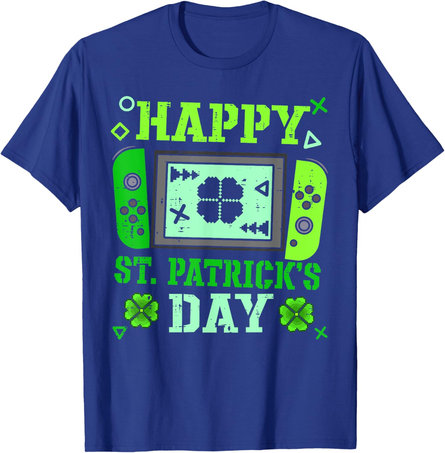 Happy St Patrick's Day Lucky Gamer T-Shirt for Boys and Men - 12