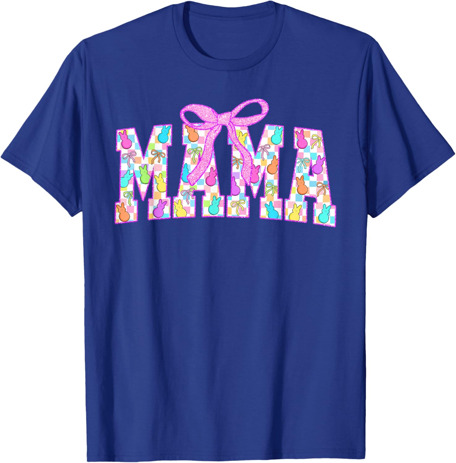 Mama Coquette Happy Easter Bunny T-Shirt for Spring Egg Hunts - 14