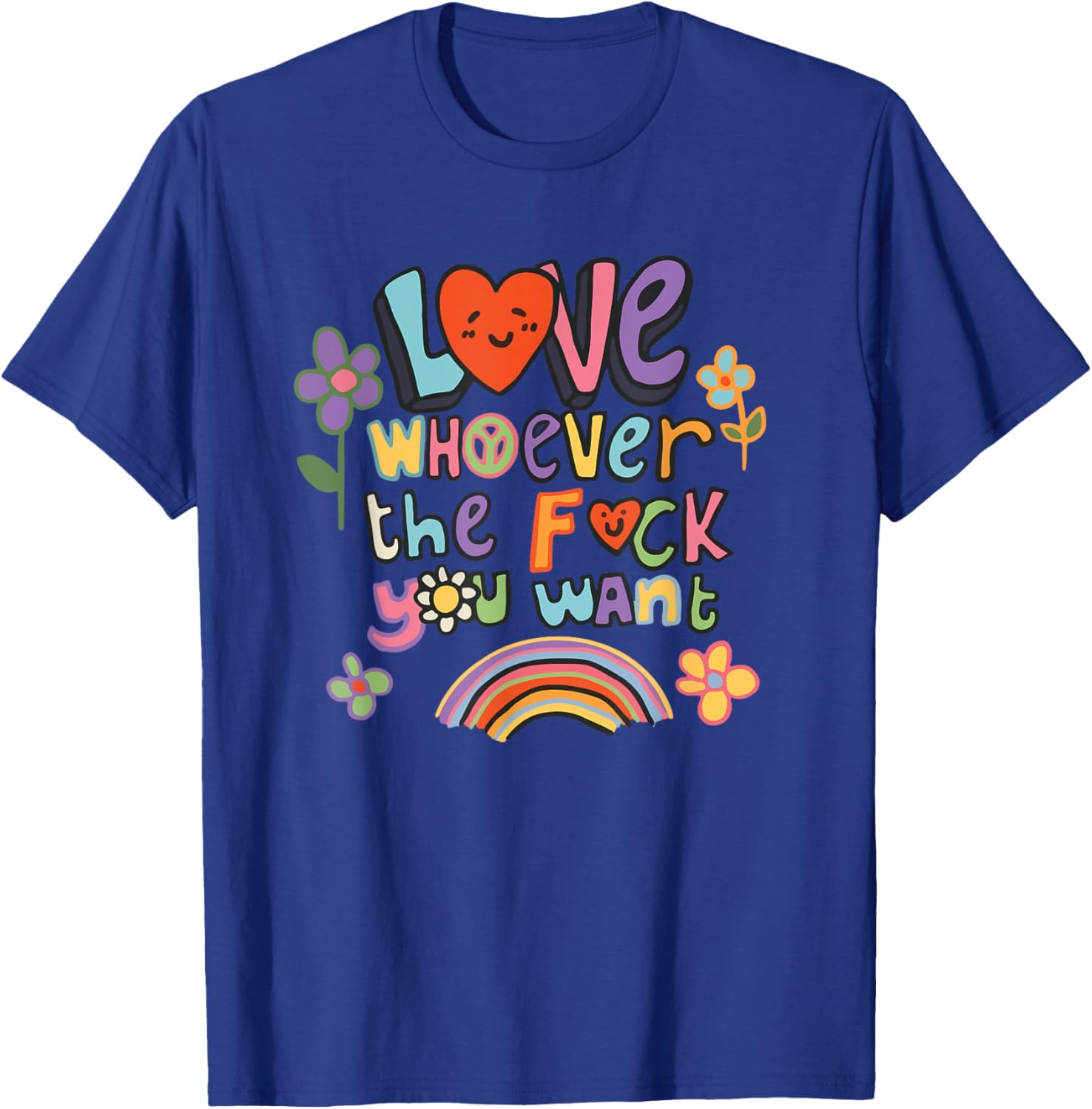 Love Whoever You Want LGBTQ Rainbow Pride Month T-Shirt for All - 17
