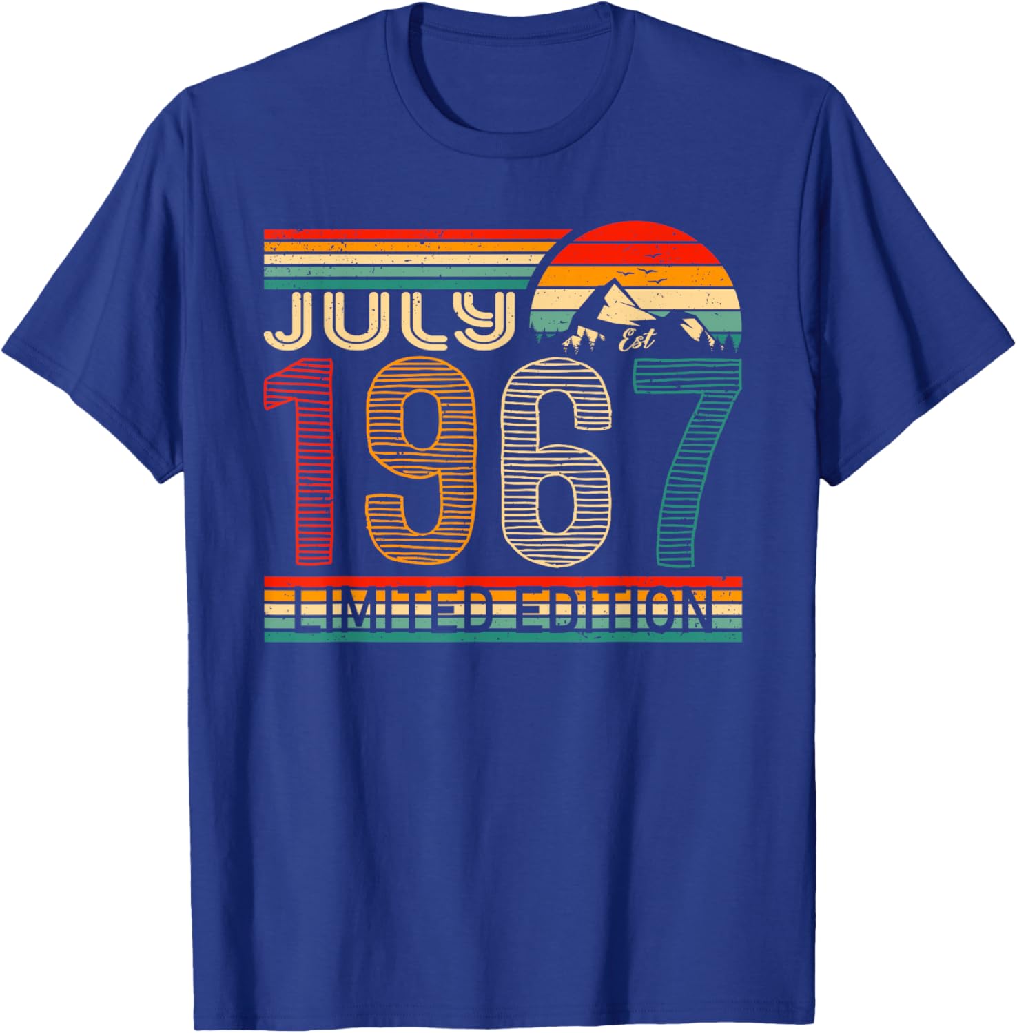 Vintage July 1967 Classic Birthday T-Shirt for Unique Celebrations - 4