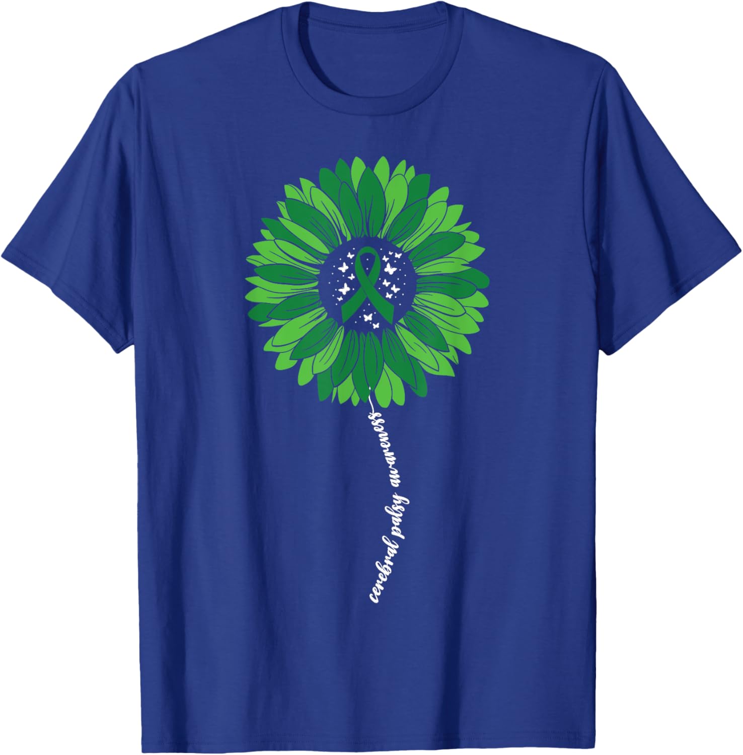 Sunflower Warrior T-Shirt for Women - Cerebral Palsy Awareness Apparel - 5
