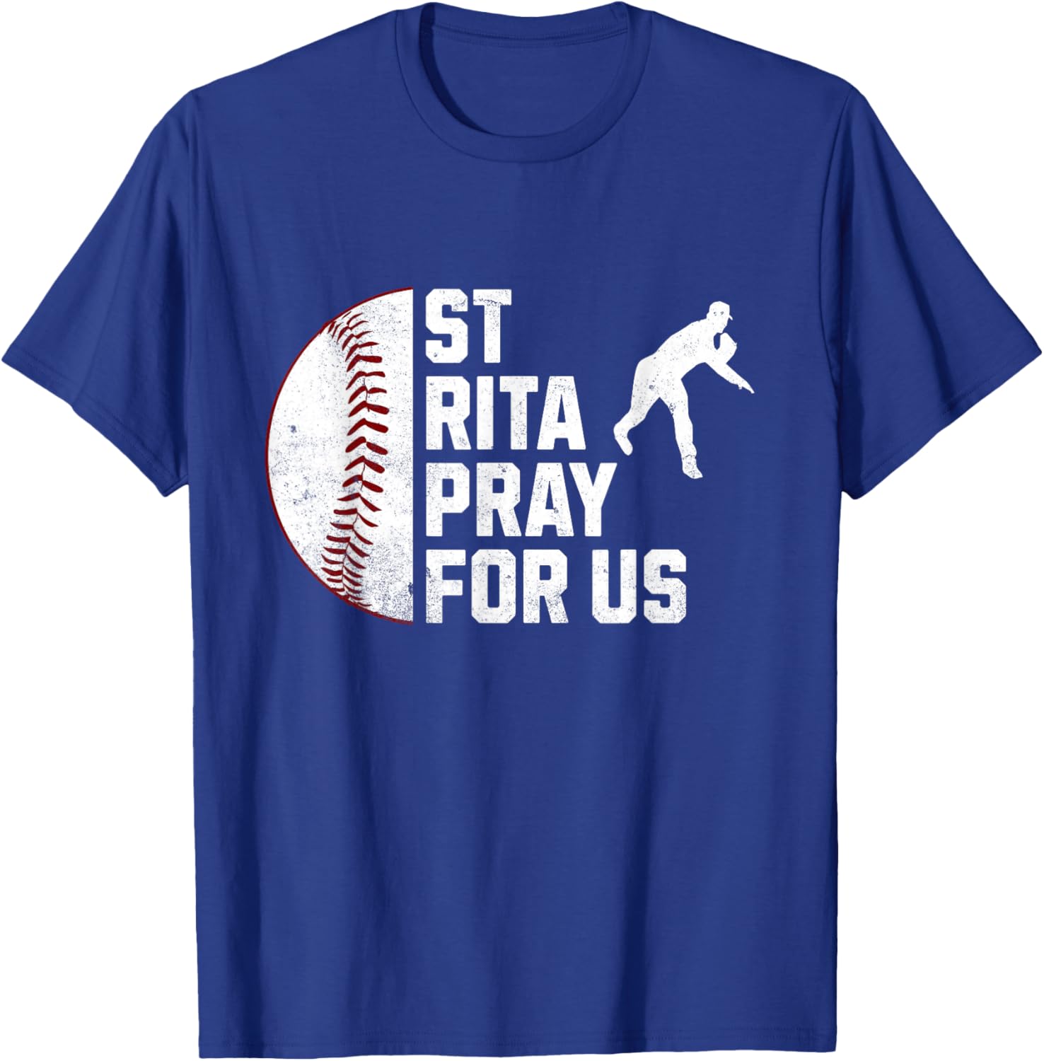 St Rita of Cascia Baseball Pitcher Patron Saint T-Shirt for Prayer Warriors - 19