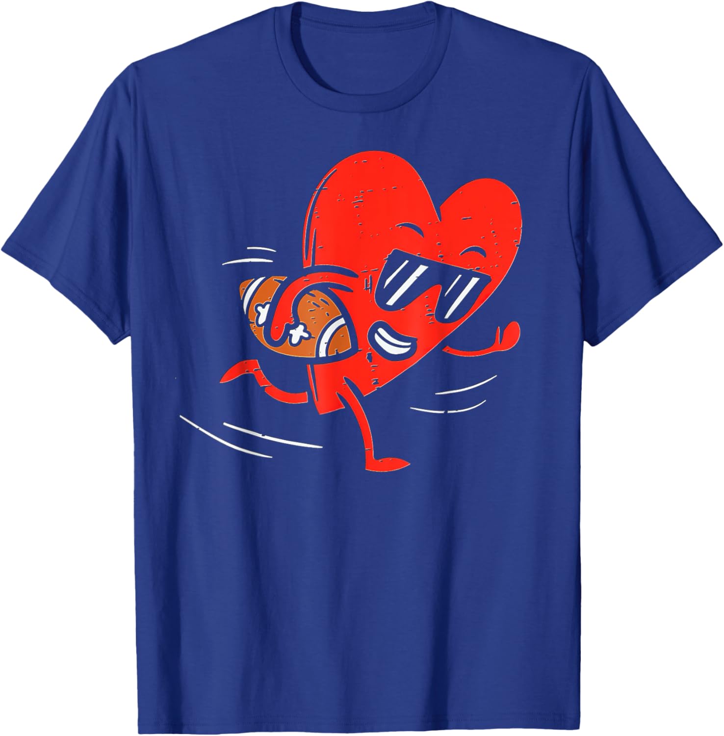 Heart Football Valentines Day T-Shirt for Boys - Perfect Sports Gift - 11