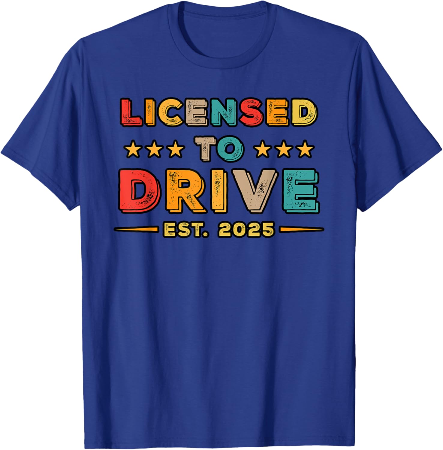 Licensed to Drive 2025 Retro Funny Driver T-Shirt Gift for Car Lovers - 16