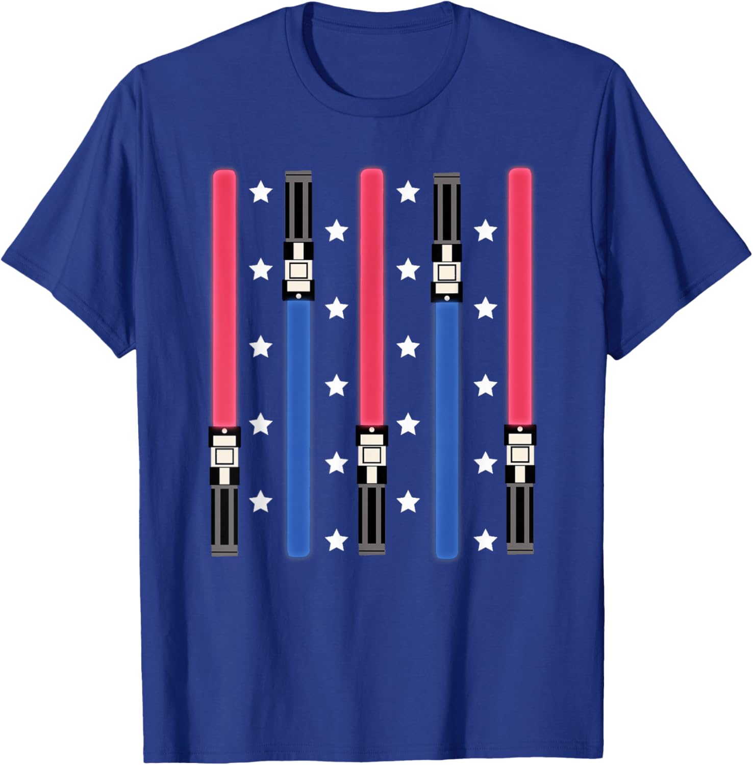 Star Wars 4th of July Lightsabers T-Shirt for Fans and Celebrations - 7