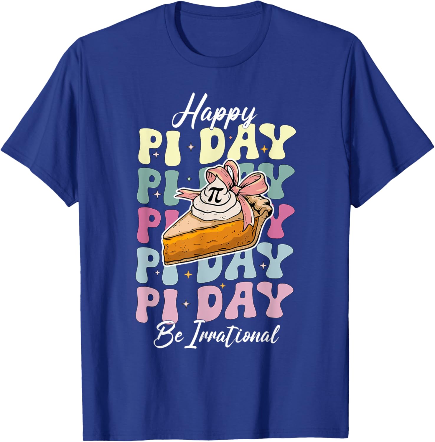 Cute Happy Pi Day 3.14 T-Shirt for Math Teachers and Math Lovers - 14