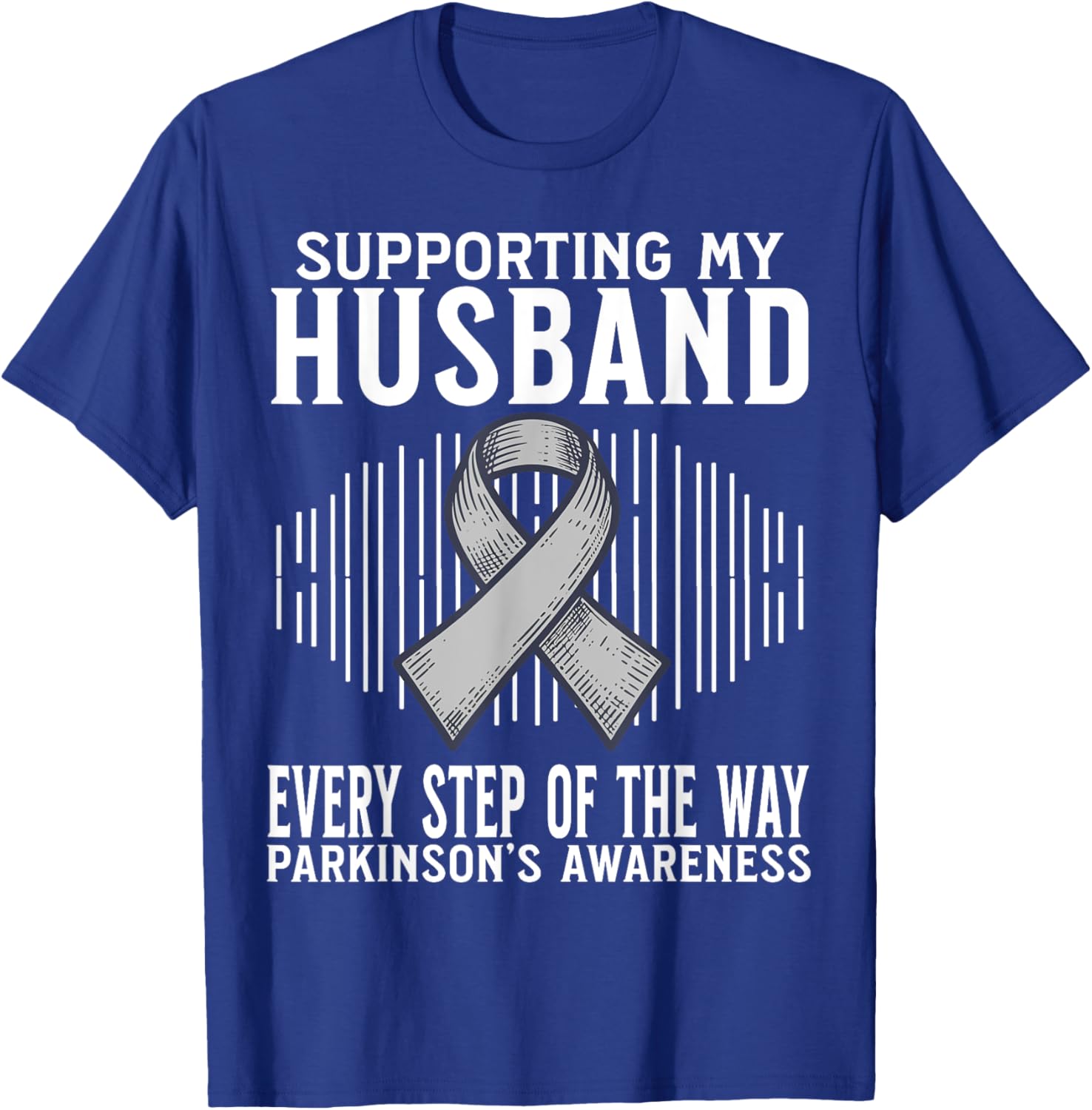 Support My Husband Parkinson's Disease Awareness T-Shirt Gift - 5