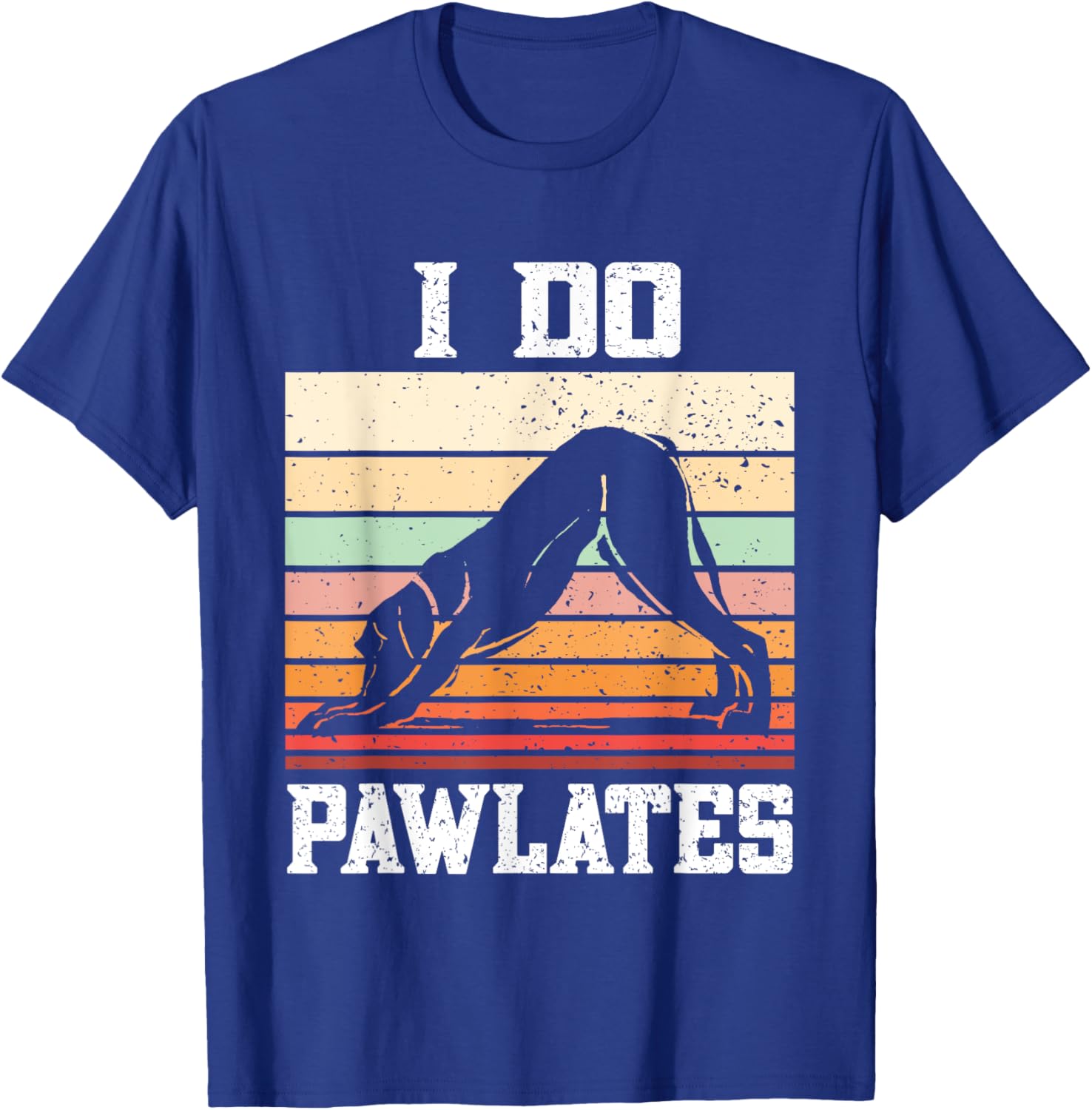 Pawlates Dog Pilates Workout T-Shirt for Men and Women - Fun Exercise Gear - 4
