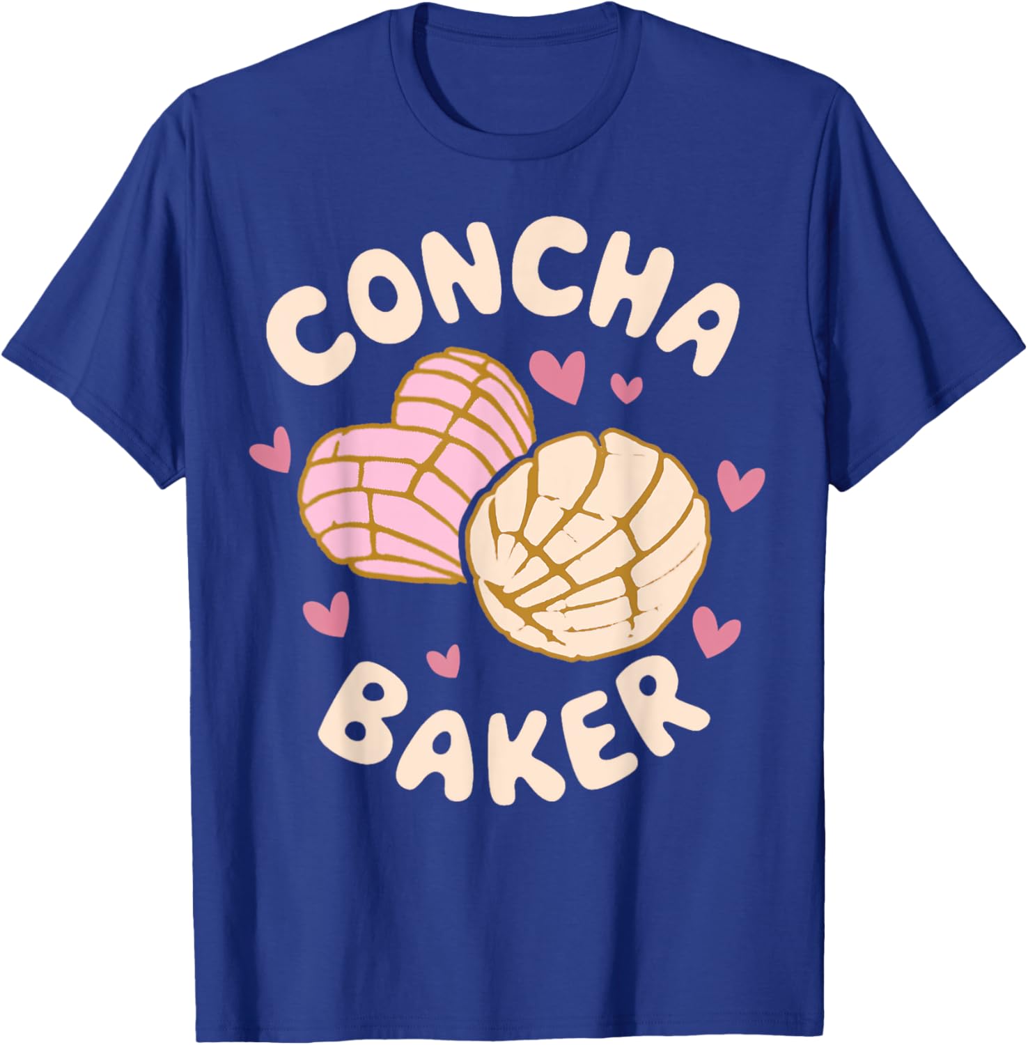 Latina Concha Baker T-Shirt for Lovers of Mexican Baked Pastries - 6