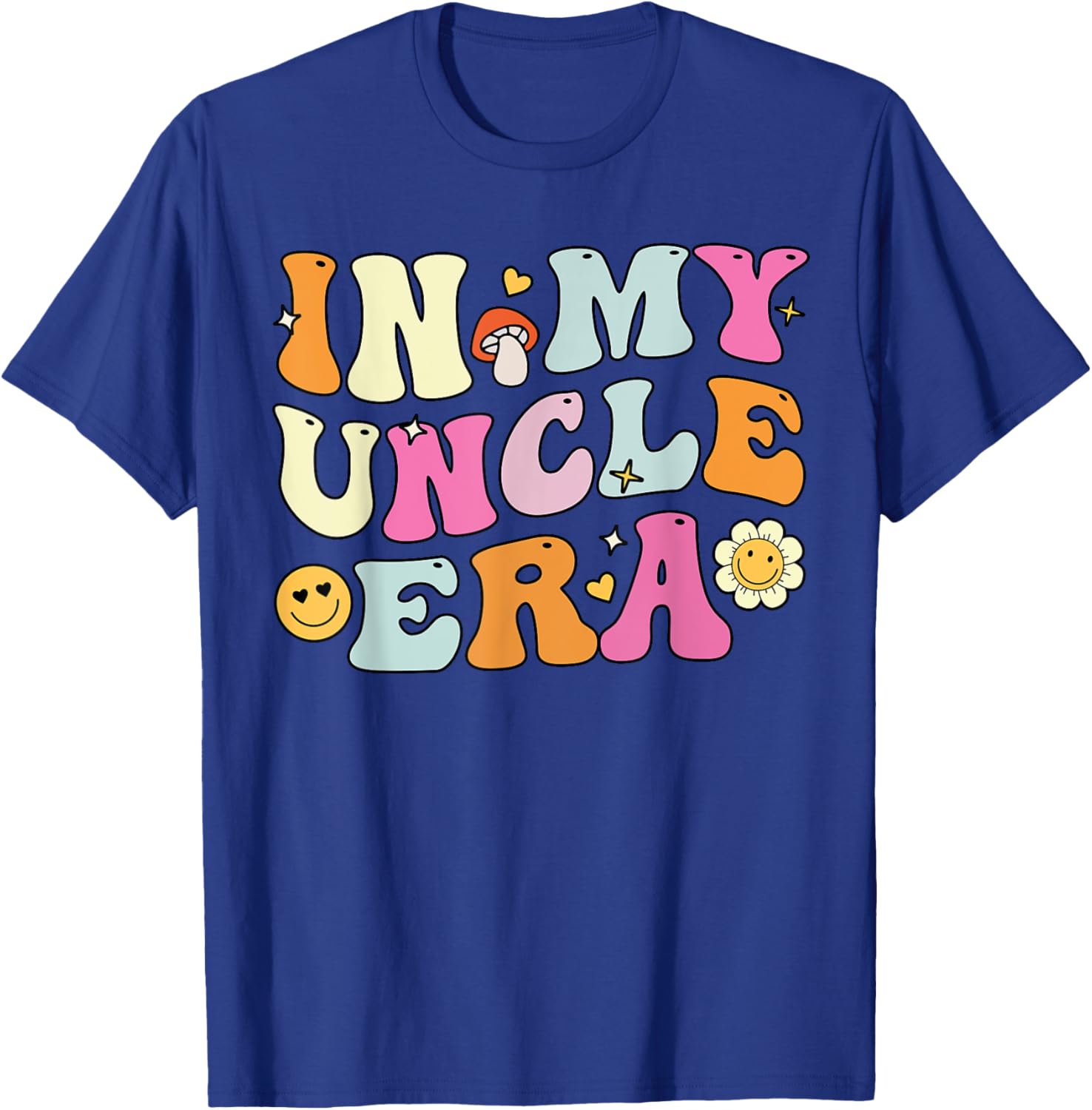 Groovy In My Uncle Era T-Shirt Perfect for Father's Day Fun - 2