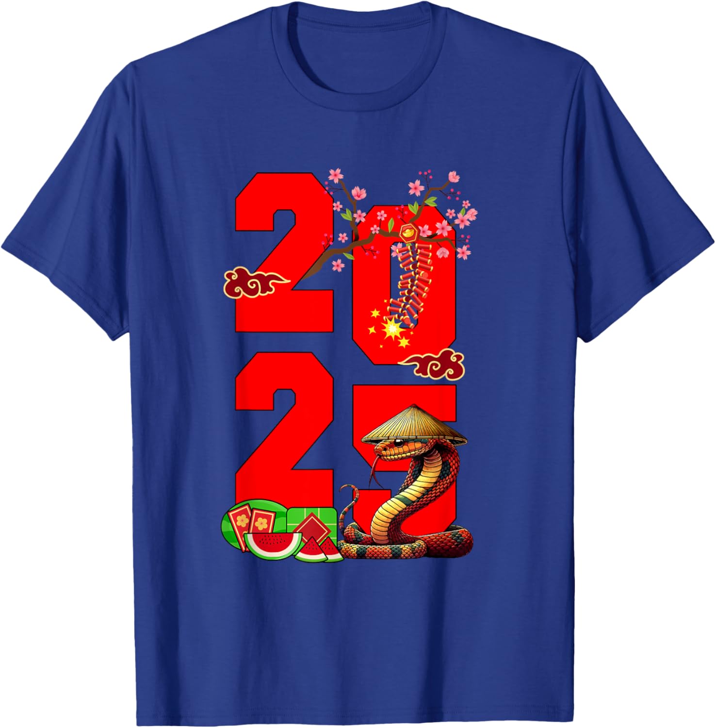 2025 Vietnamese Lunar New Year Snake Family T-Shirt for Festive Fun - 19