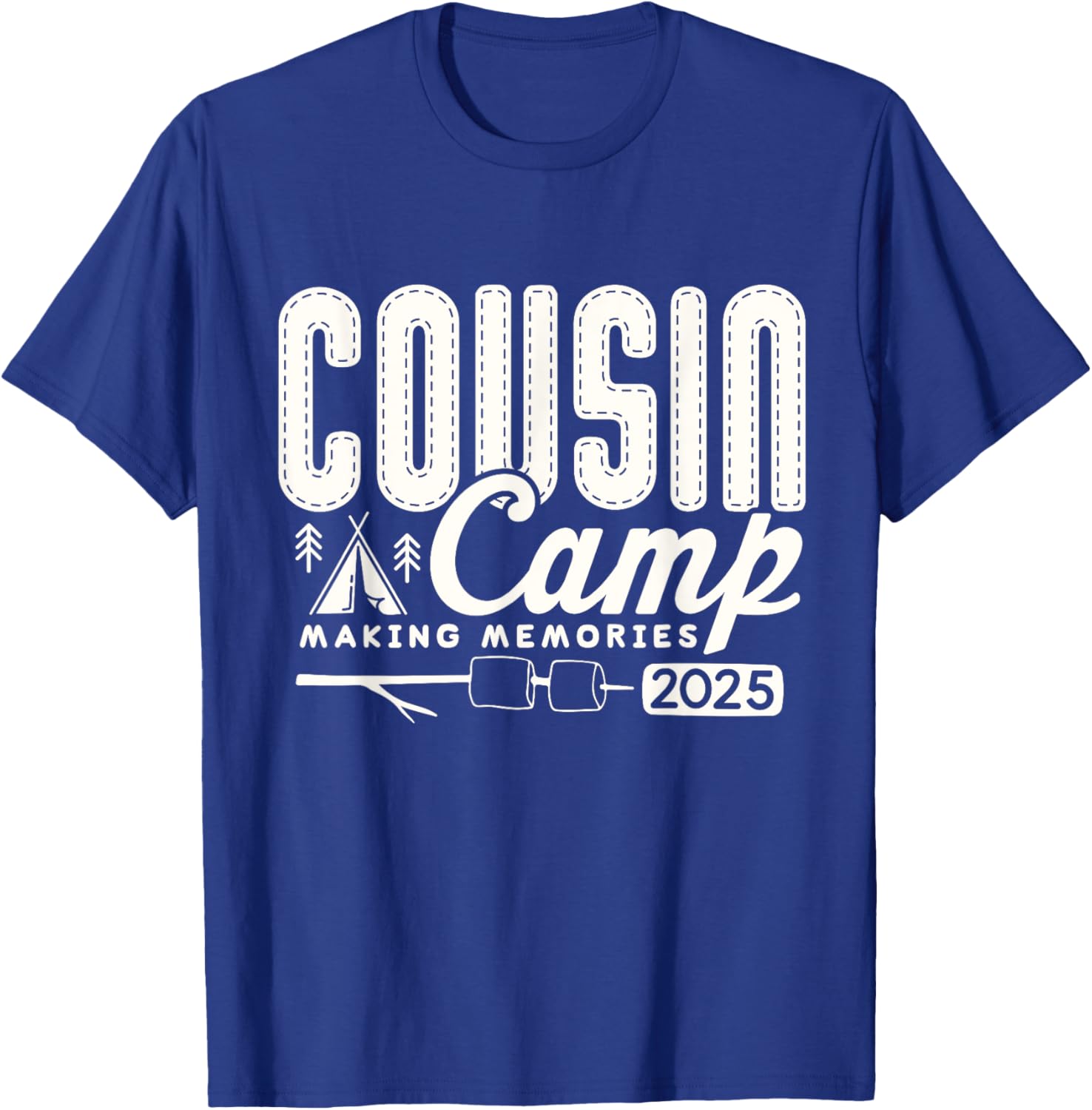 Cousin Camp Crew 2025 Family Vacation T-Shirt for Fun Summer Memories - 8