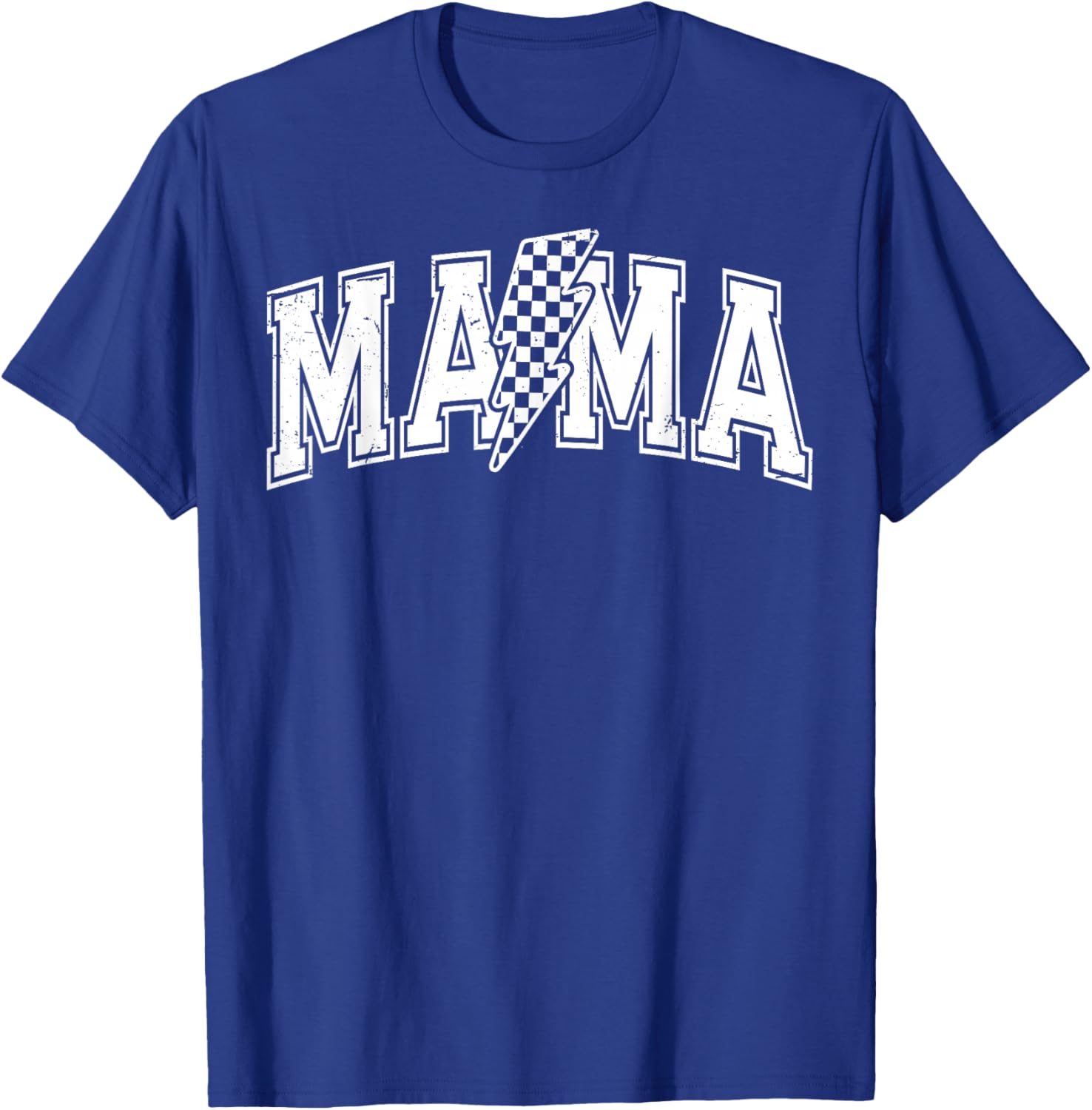 Checkered Mama Black and White T-Shirt for Mother's Day Gift - 1