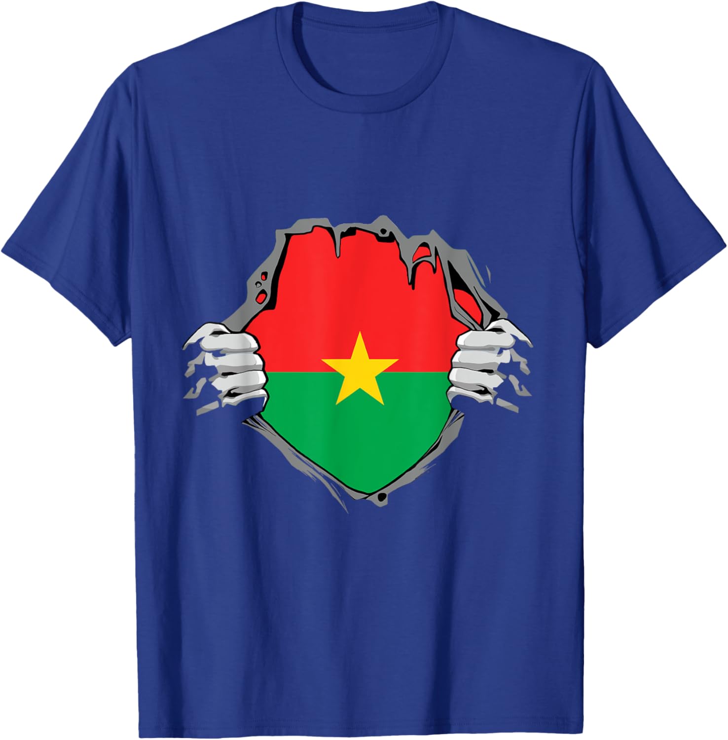 Burkina Faso Heartbeat EKG Pulse T-Shirt for Proud Burkina Fasoans - 5