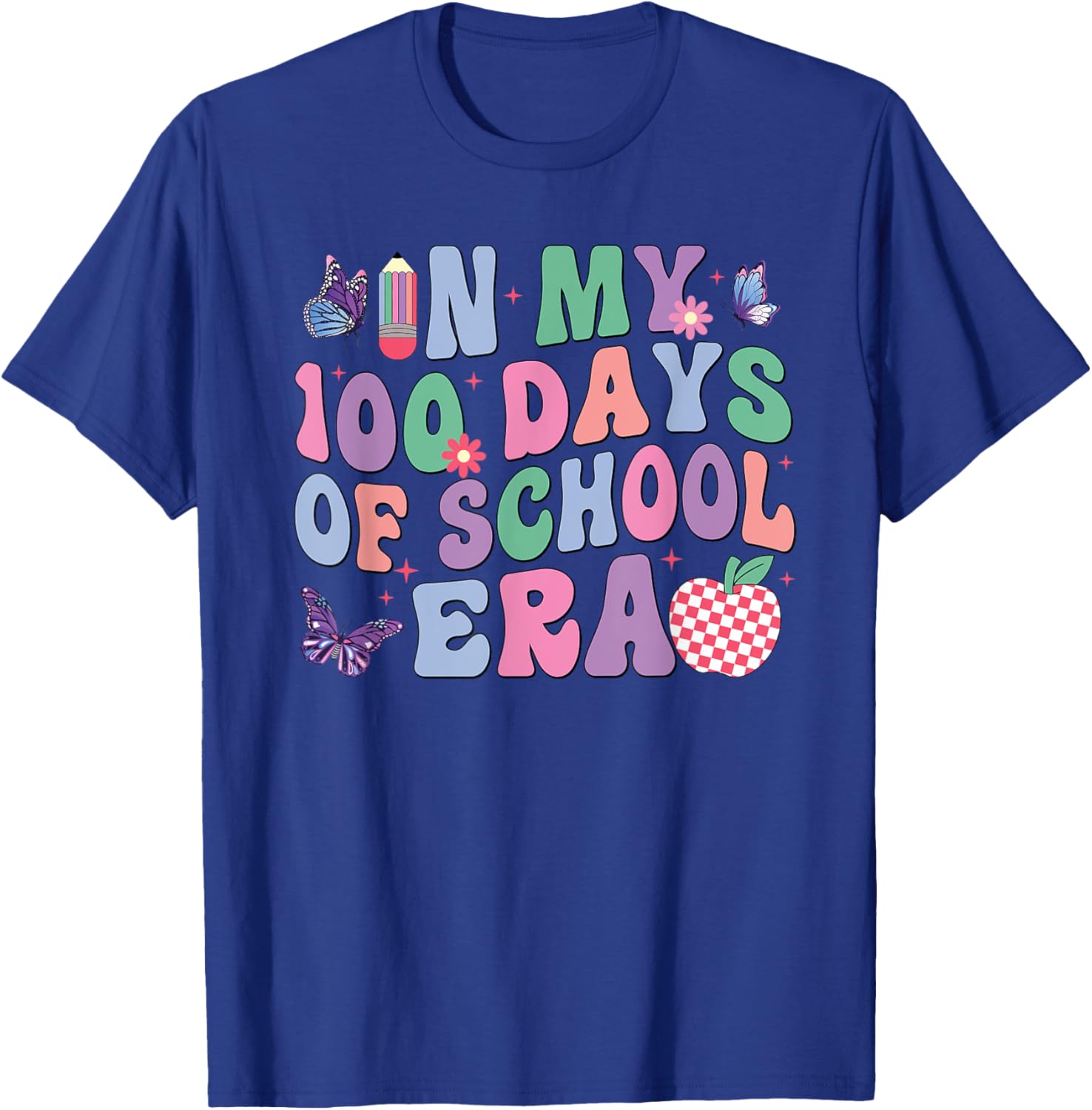 Groovy 100th Day of School Kids T-Shirt for Fun School Celebrations - 13