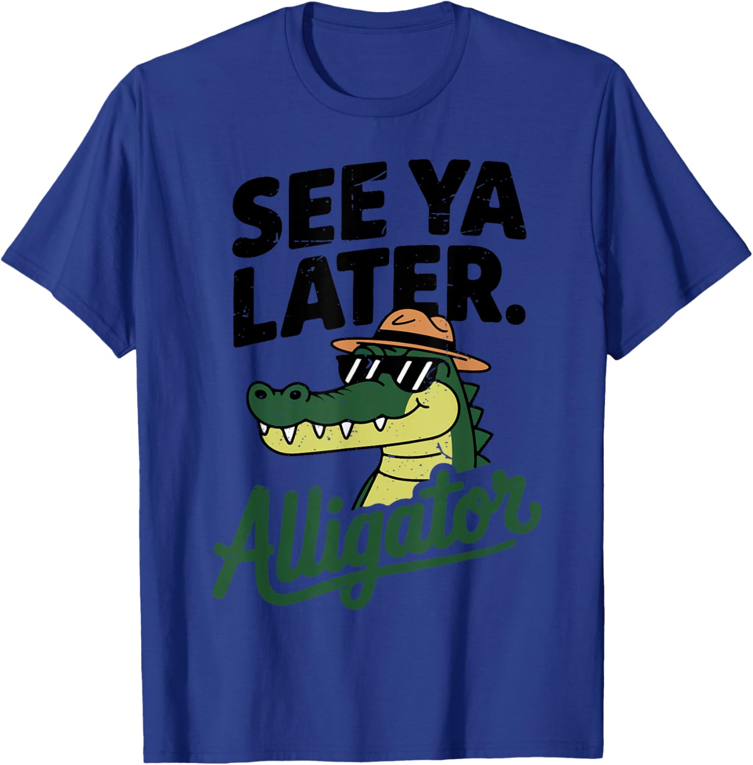 Funny Crocodile See Ya Later Alligator T-Shirt for Toddler Boys - 3