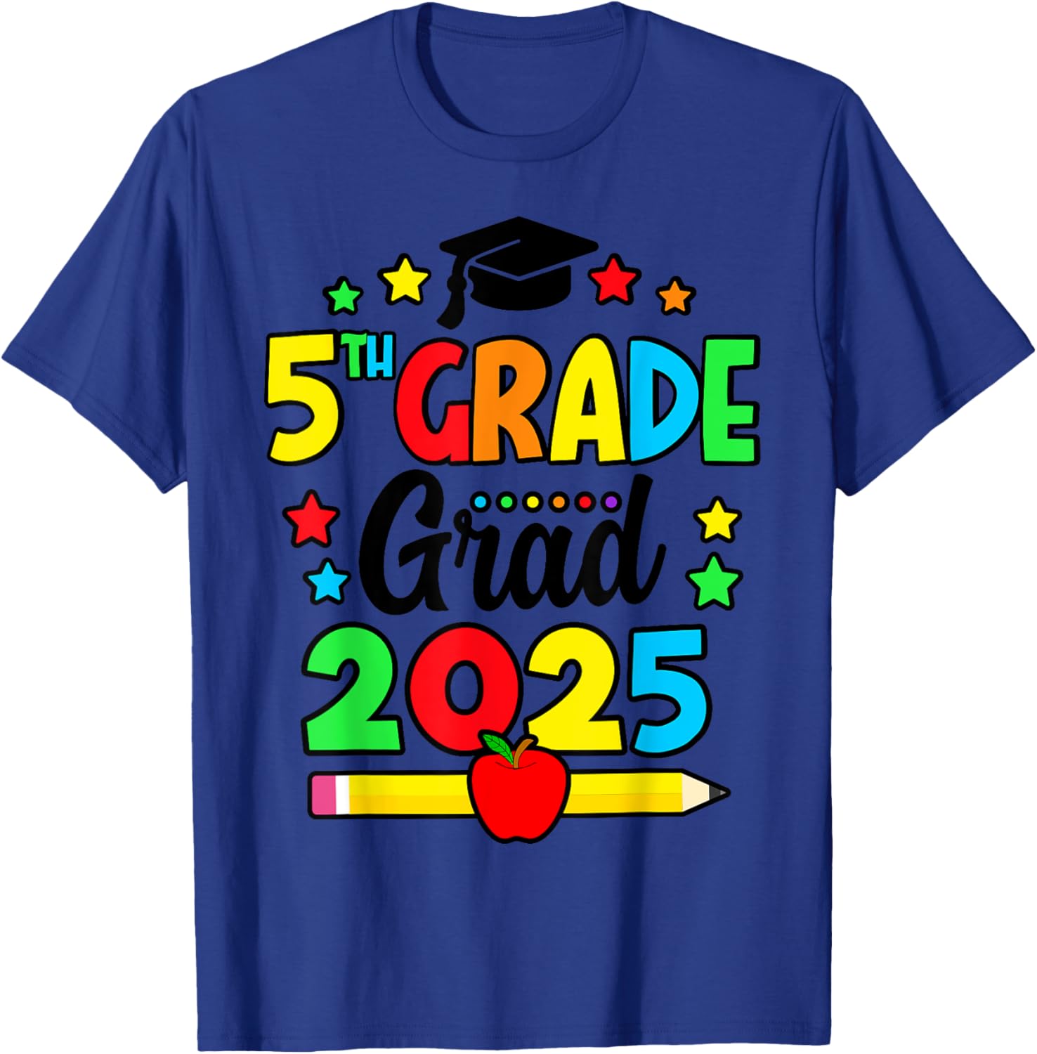 Fifth Grade Graduate 2025 T-Shirt for Elementary School Celebration - 6