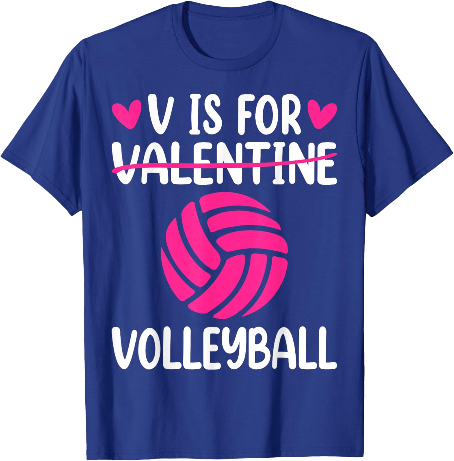 V is for Valentine Volleyball T-Shirt for Boys and Girls Fun Style - 17