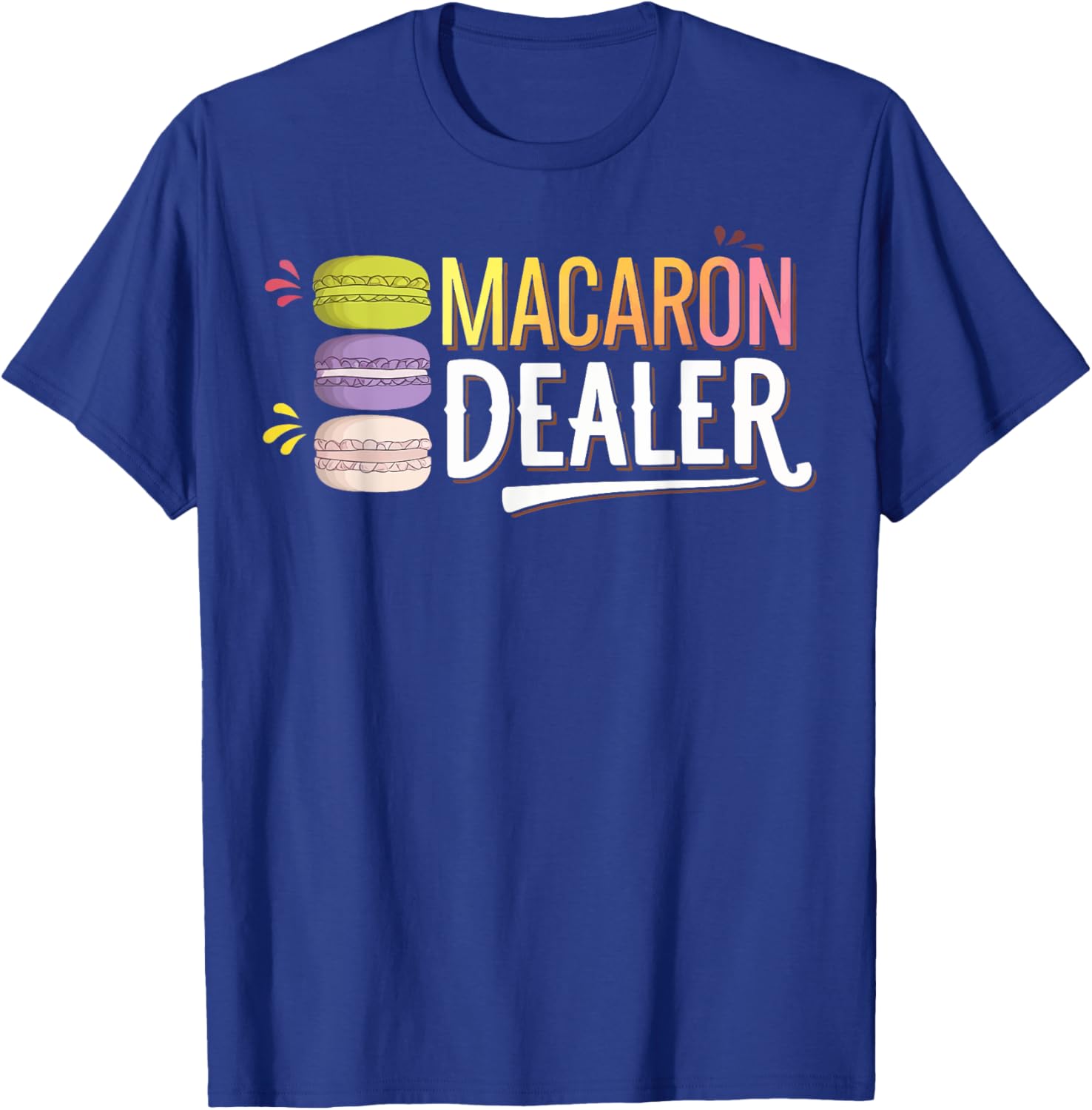 Charming Macaron Dealer T-Shirt for Sweet Treat Lovers and Foodies - 5